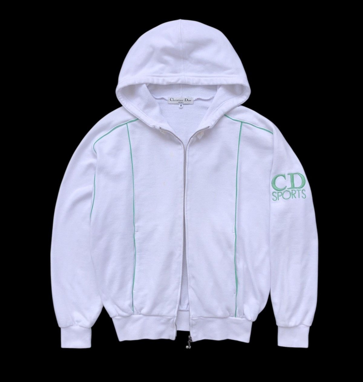 Christian Dior Monsieur Christian Dior Sport Embroidery Logo Hoodie ZipperSweatshirt Size M / US 6-8 / IT 42-44 - 1 Thumbnail