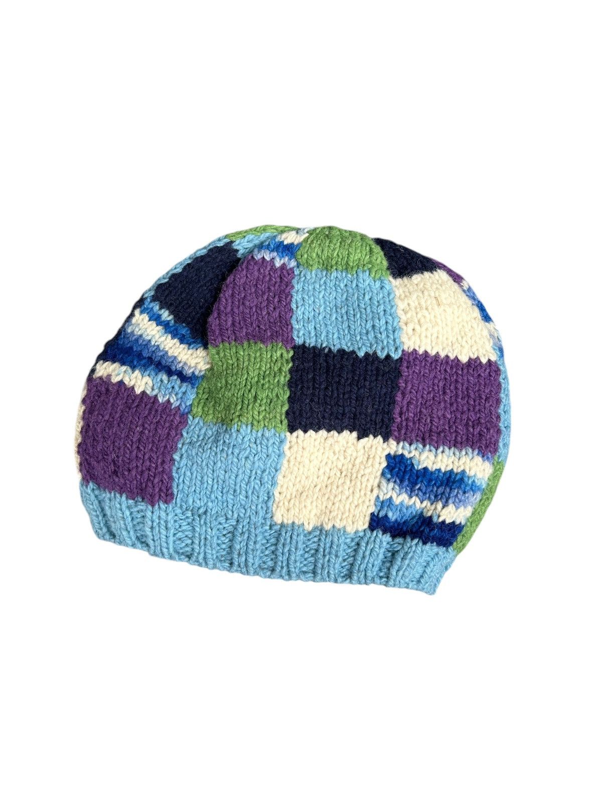 Japanese Brand × Kapital × Vintage Crochet Knitted Handmade Beanie Hats Rare ☠️🎌 Size ONE SIZE - 4 Thumbnail