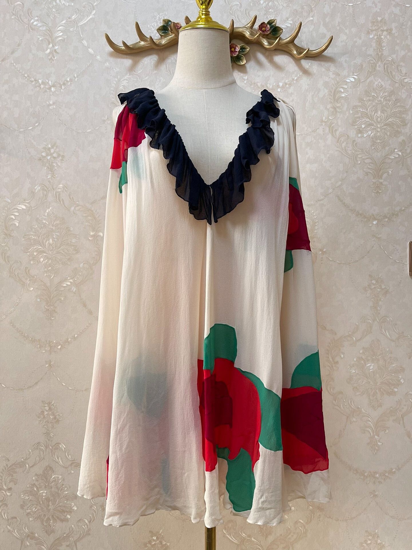Miu Miu Miu Miu Runway Silk Dress Size M / US 6-8 / IT 42-44 - 1 Thumbnail
