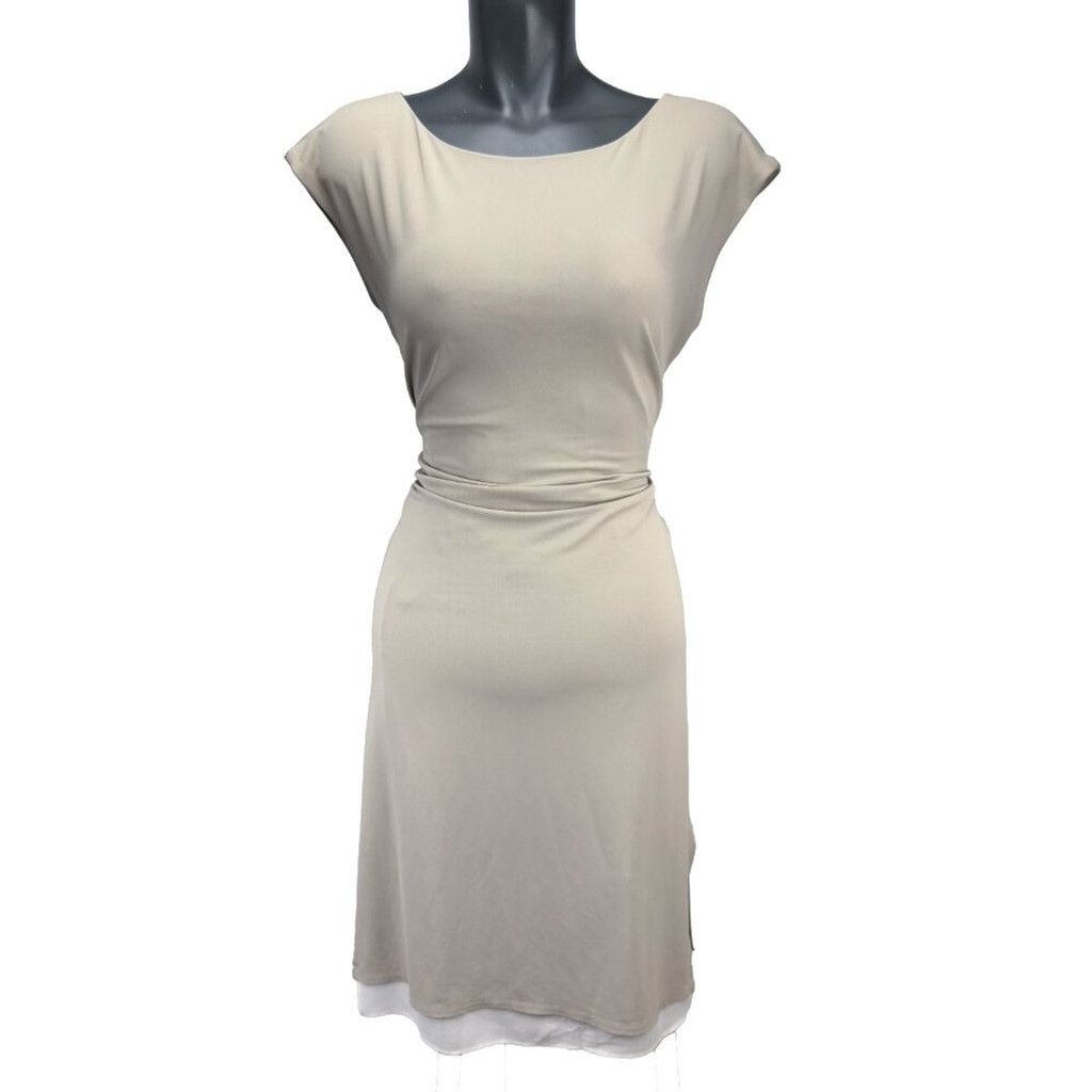 Other IRIS SETLAKWE Tie-waist Draped Transitional Cream Dress Sz M Size M / US 6-8 / IT 42-44 - 2 Thumbnail