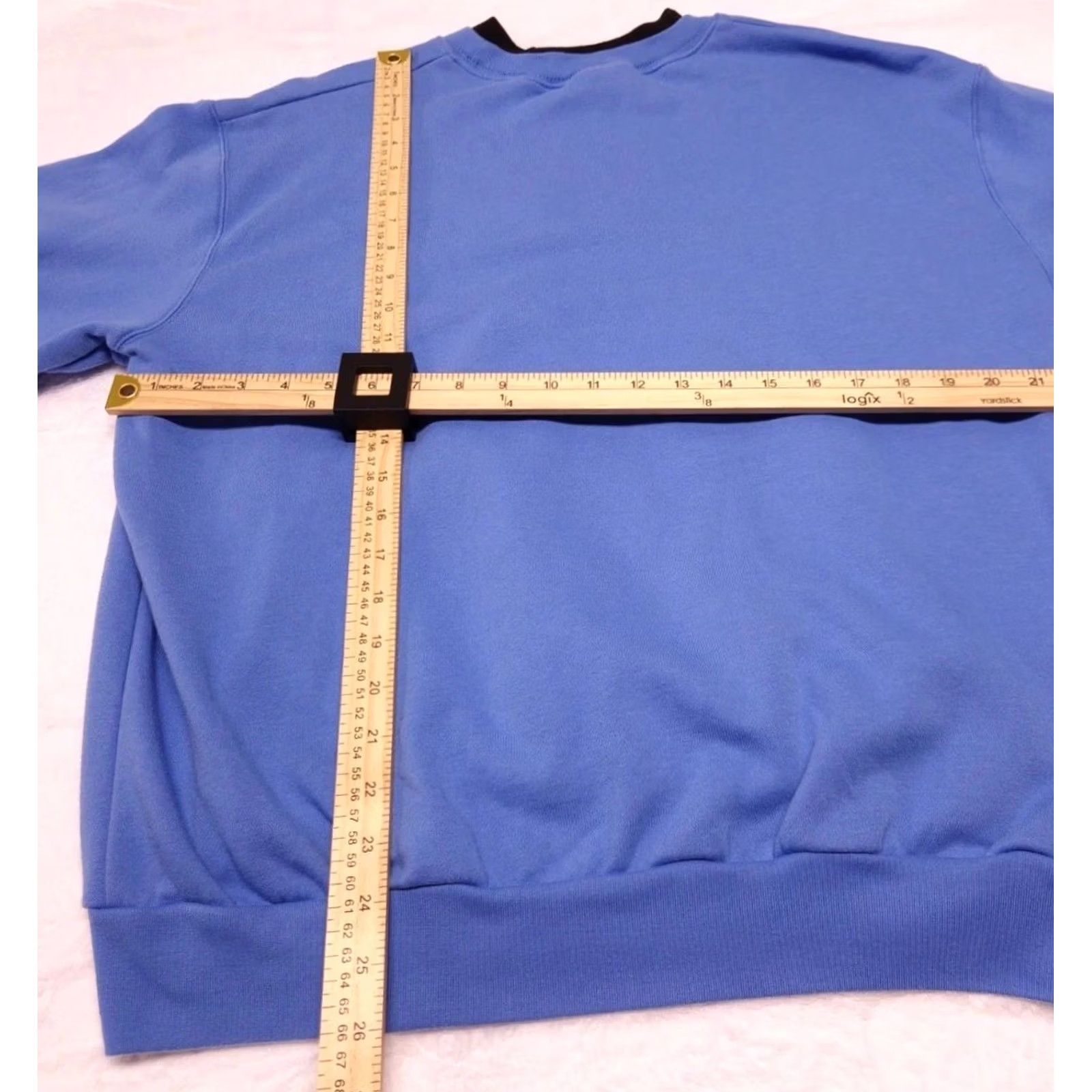 Vintage VINTAGE Morning Sun Graphic Print Crewneck Sweatshirt XL Adult Women Royal Blue 90s Heart Bird Stitch Pullover Long Sleeve Cotton Blend Size XL / US 12-14 / IT 48-50 - 7 Thumbnail