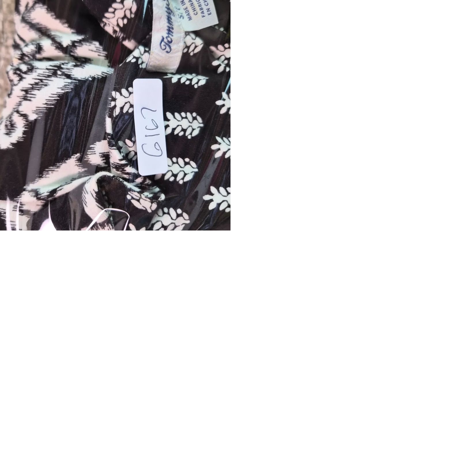 Tommy Bahama VINTAGE Tommy Bahama Maxi Dress Size S Black White Geometric Print Stretch G167 Size S / US 4 / IT 40 - 9 Thumbnail