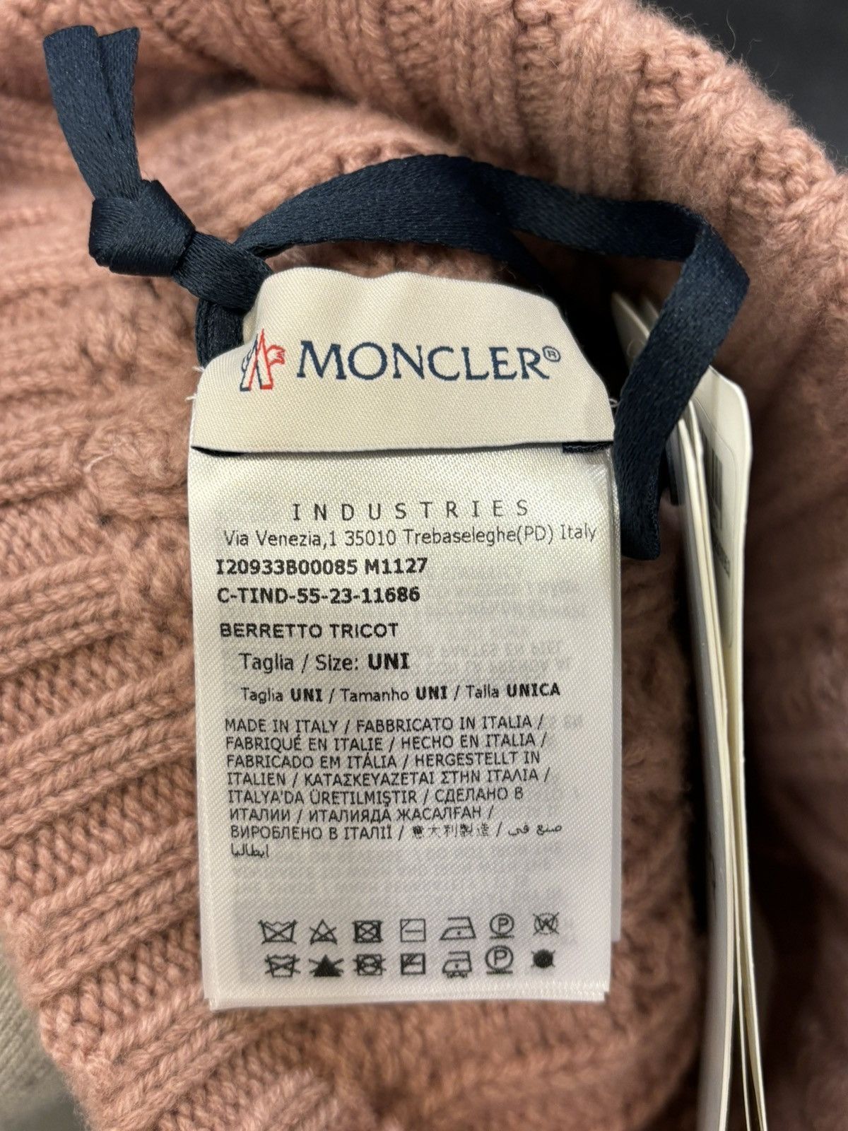 Moncler Moncler Puff Knit Beanie Size ONE SIZE - 3 Thumbnail