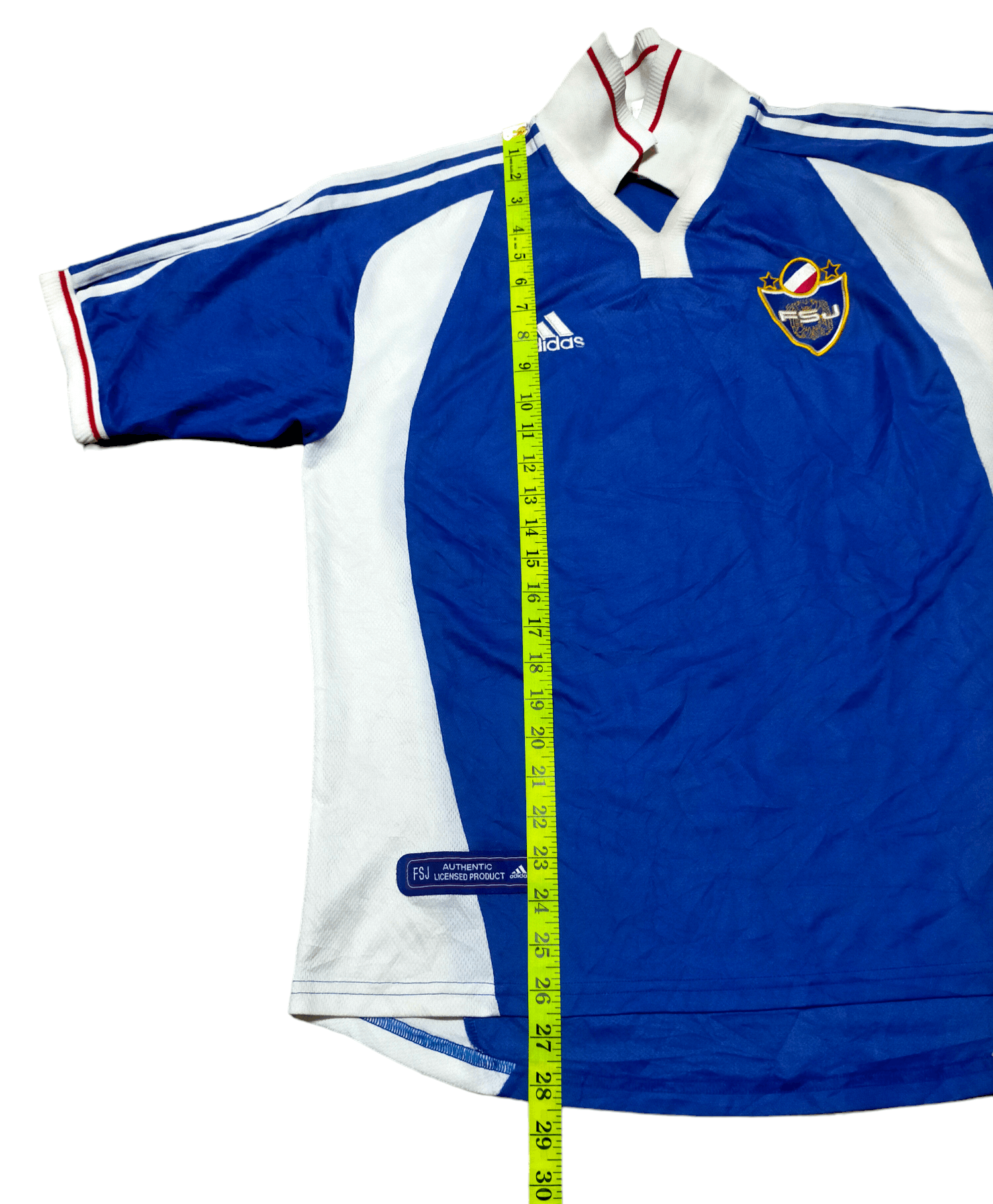 Adidas Yugoslavia 2000-01 Home Jersey Football Shirt Size US M / EU 48-50 / 2 - 14 Thumbnail