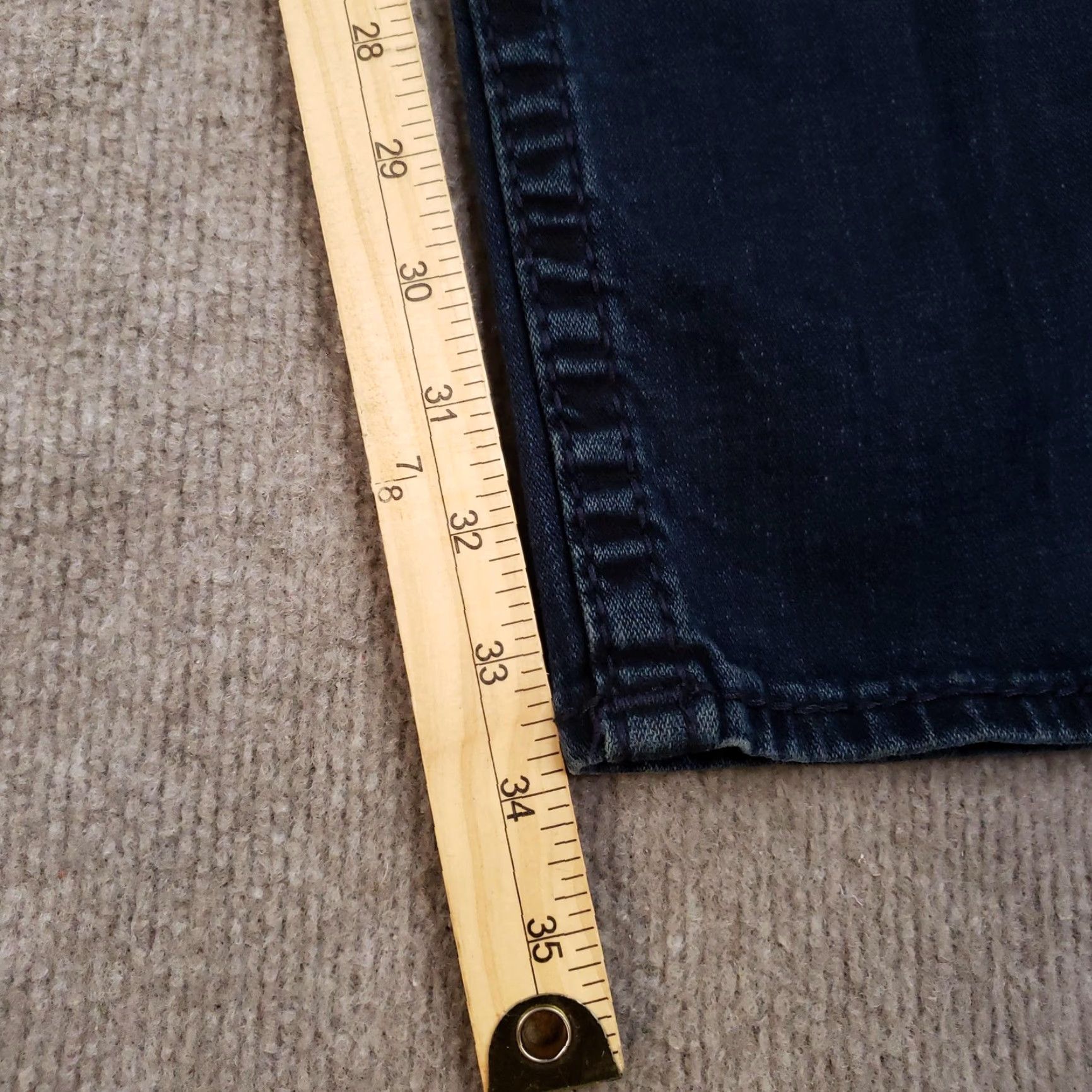 True Religion True Religion Jeans Mens 30x34 Blue Geno Relaxed Slim Stretch Denim Casual Size US 30 / EU 46 - 3 Thumbnail