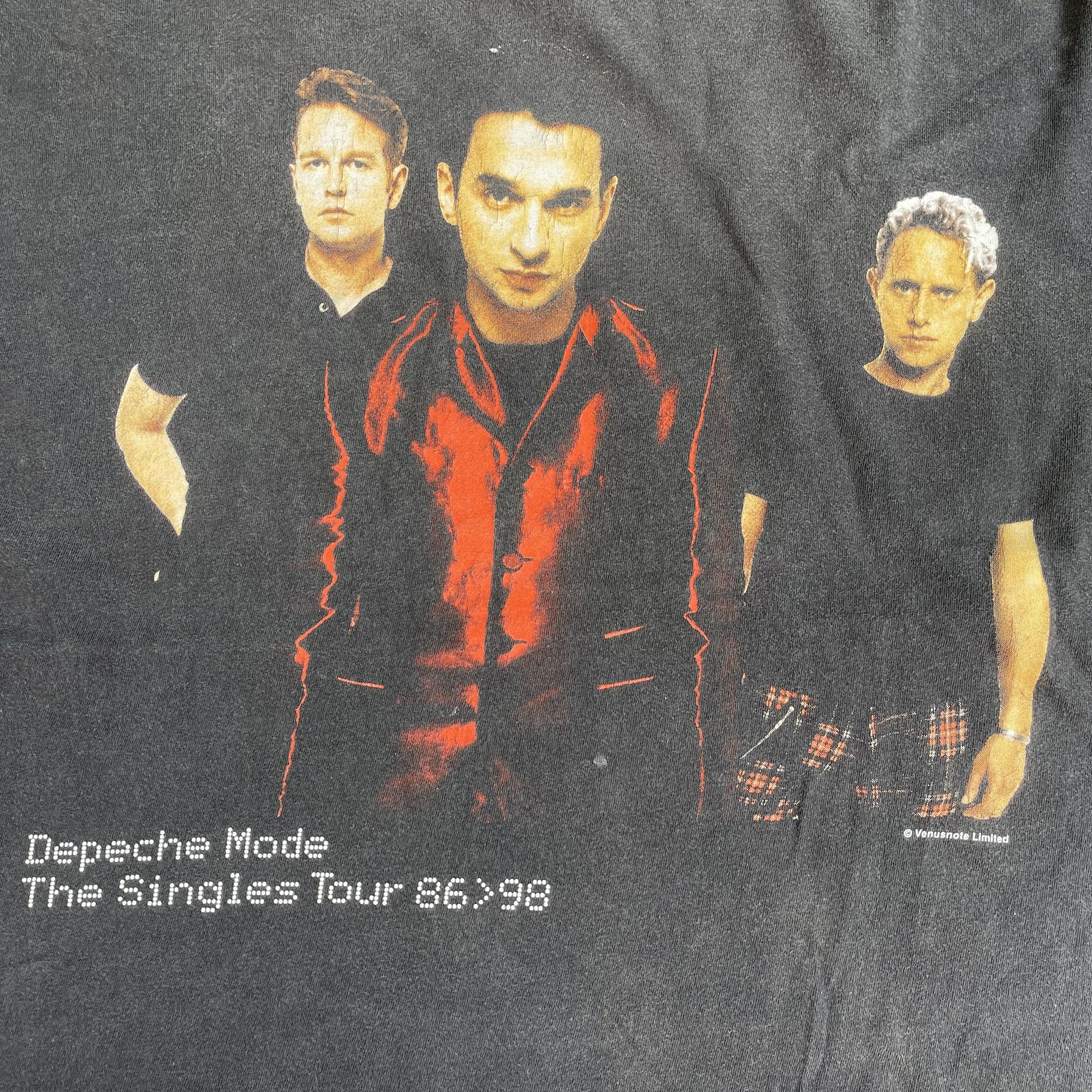 Band Tees Vintage 90s Depeche Mode Concert T-shirt The Single Tour Size US L / EU 52-54 / 3 - 3 Thumbnail