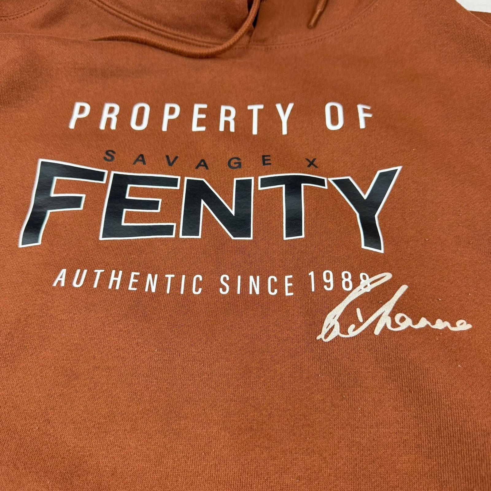 Fenty Savage X Fenty LVII Super Bowl Hoodie Brown Oversized Size XL / US 12-14 / IT 48-50 - 3 Thumbnail
