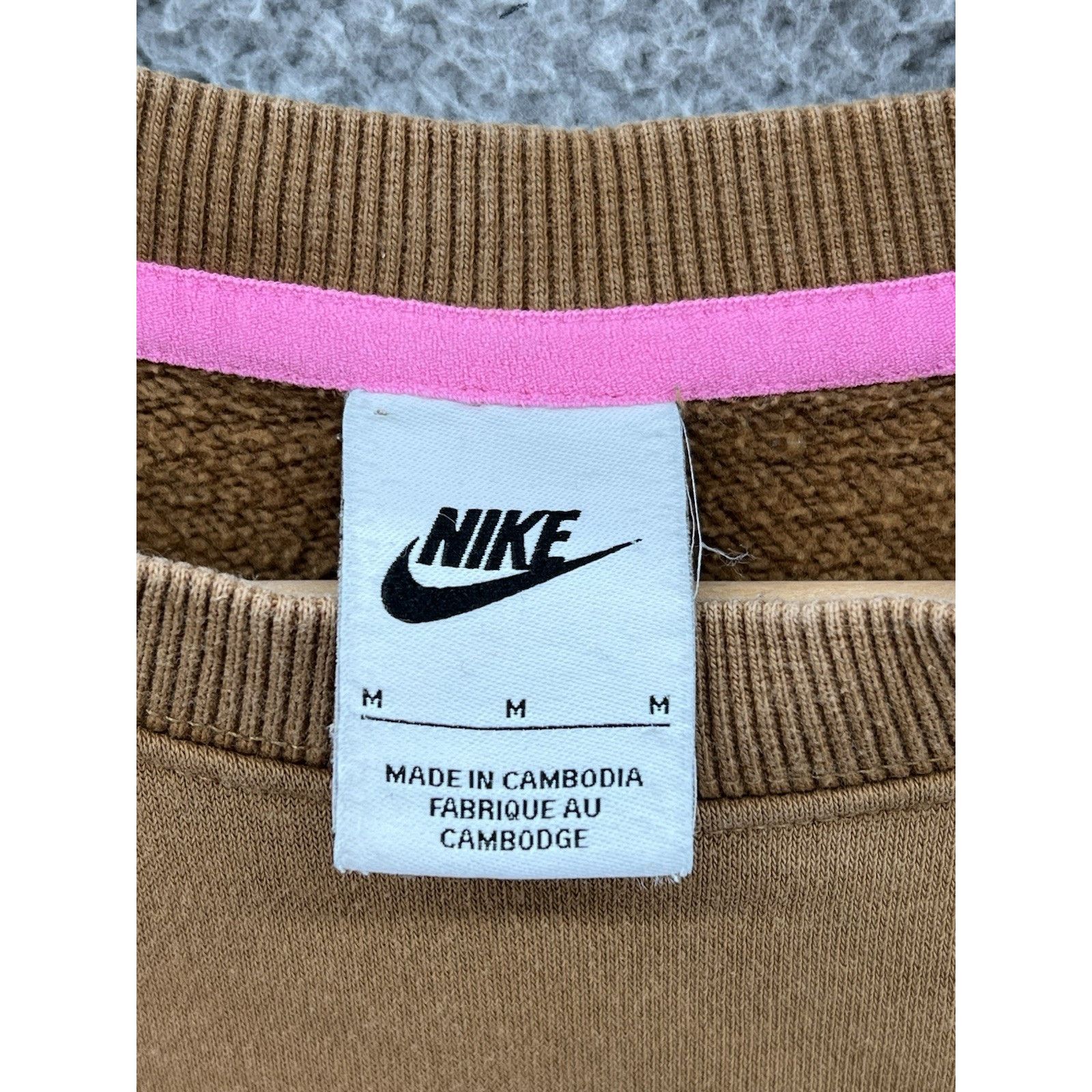 Nike Nike Sports Utility Fleece Oversized Brown Crew FD4234-270 Size M / US 6-8 / IT 42-44 - 3 Thumbnail
