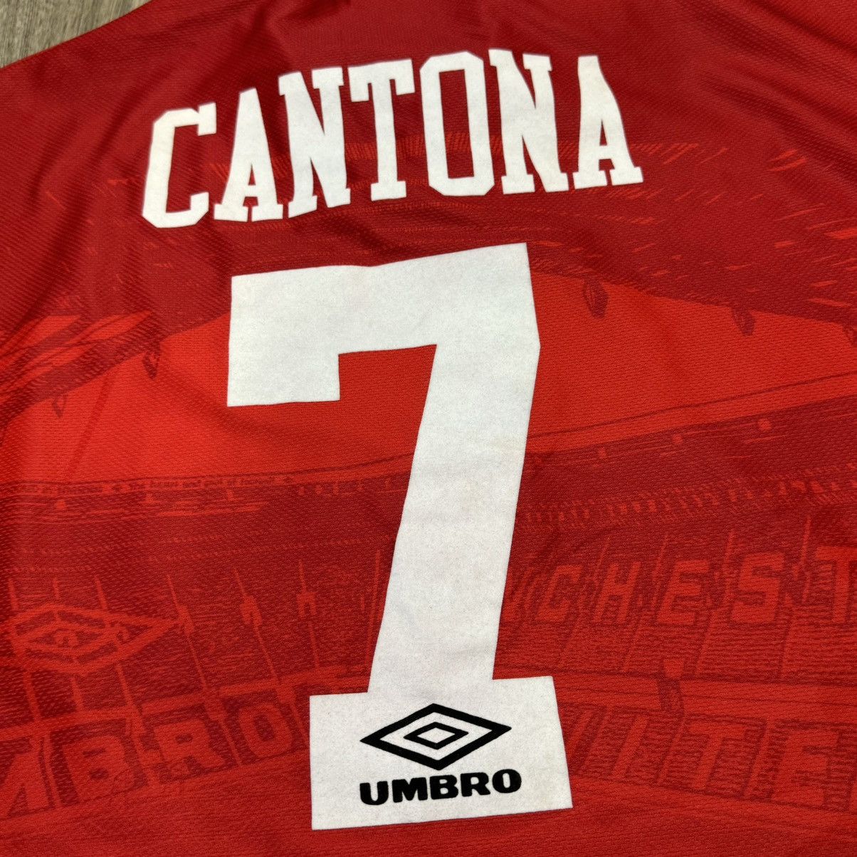Umbro Manchester United 1996 FA cup final shirt #7 Cantona Size US M / EU 48-50 / 2 - 7 Thumbnail