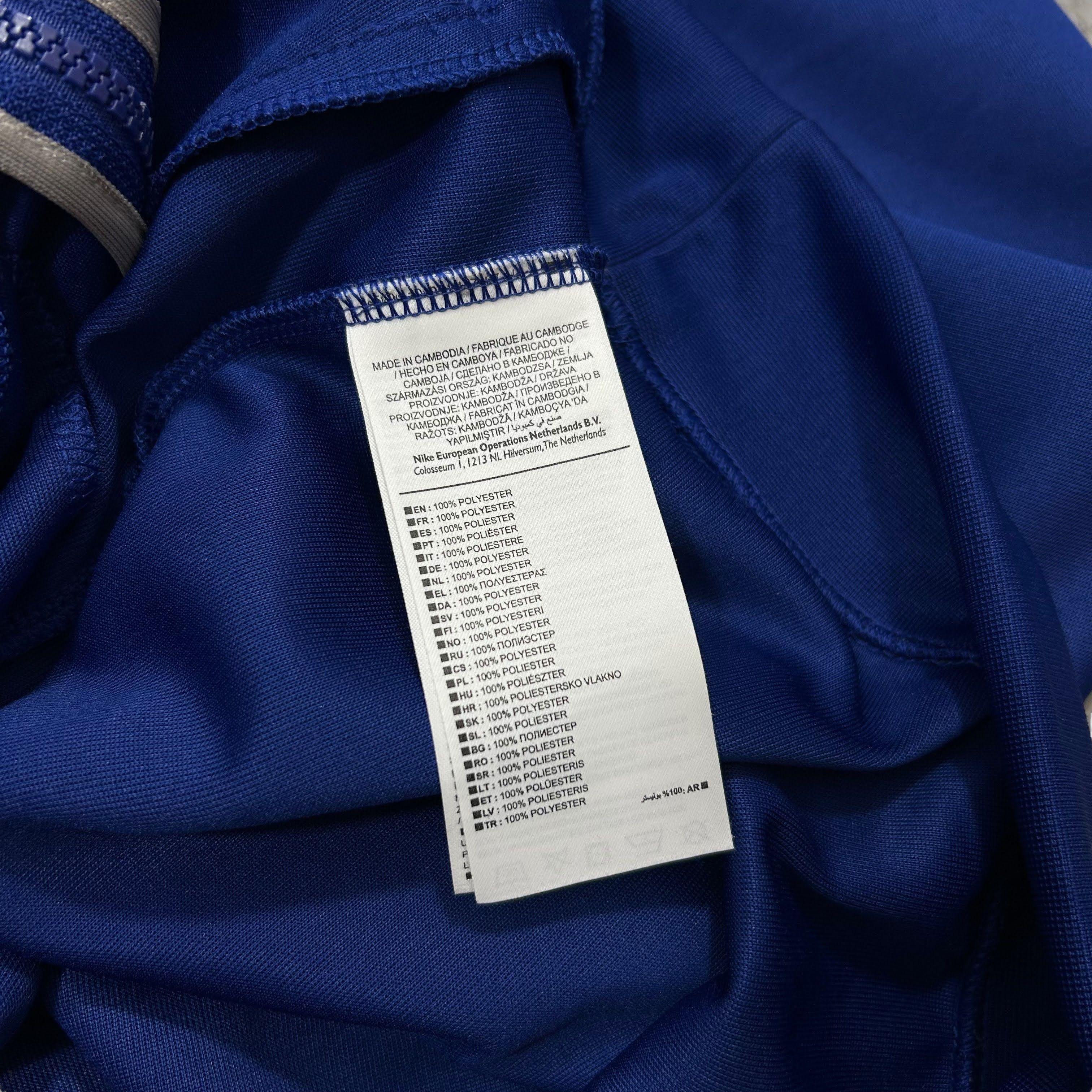 Nike Nike Hertha BSC Berlin Blue Zip Track Jacket Men's Size L Size US L / EU 52-54 / 3 - 6 Thumbnail