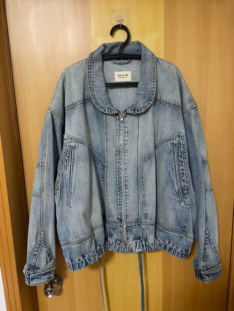 Essentials × Fear of God Denim Jacket | Grailed