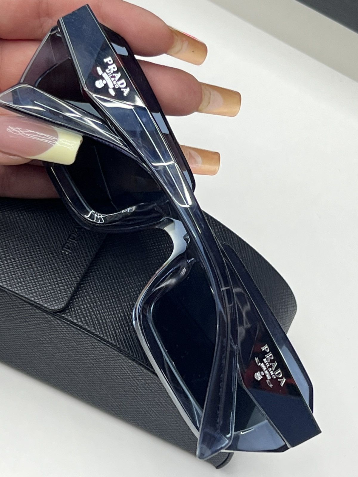 Prada Prada Geometric Sunglasses Size ONE SIZE - 8 Thumbnail