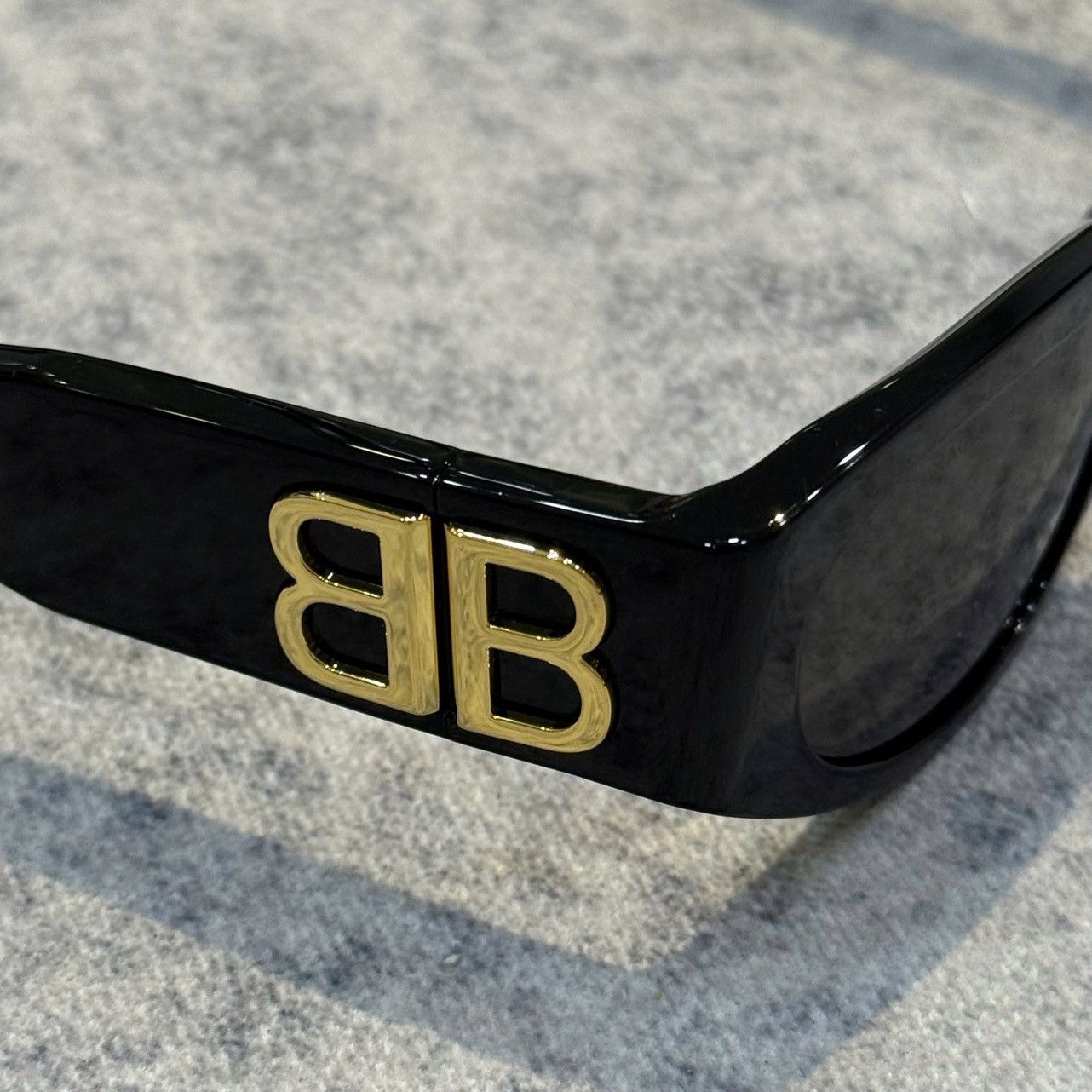 Balenciaga BALENCIAGA BB0324SK 002 Sunglasses BLACK GREY Size ONE SIZE - 3 Thumbnail