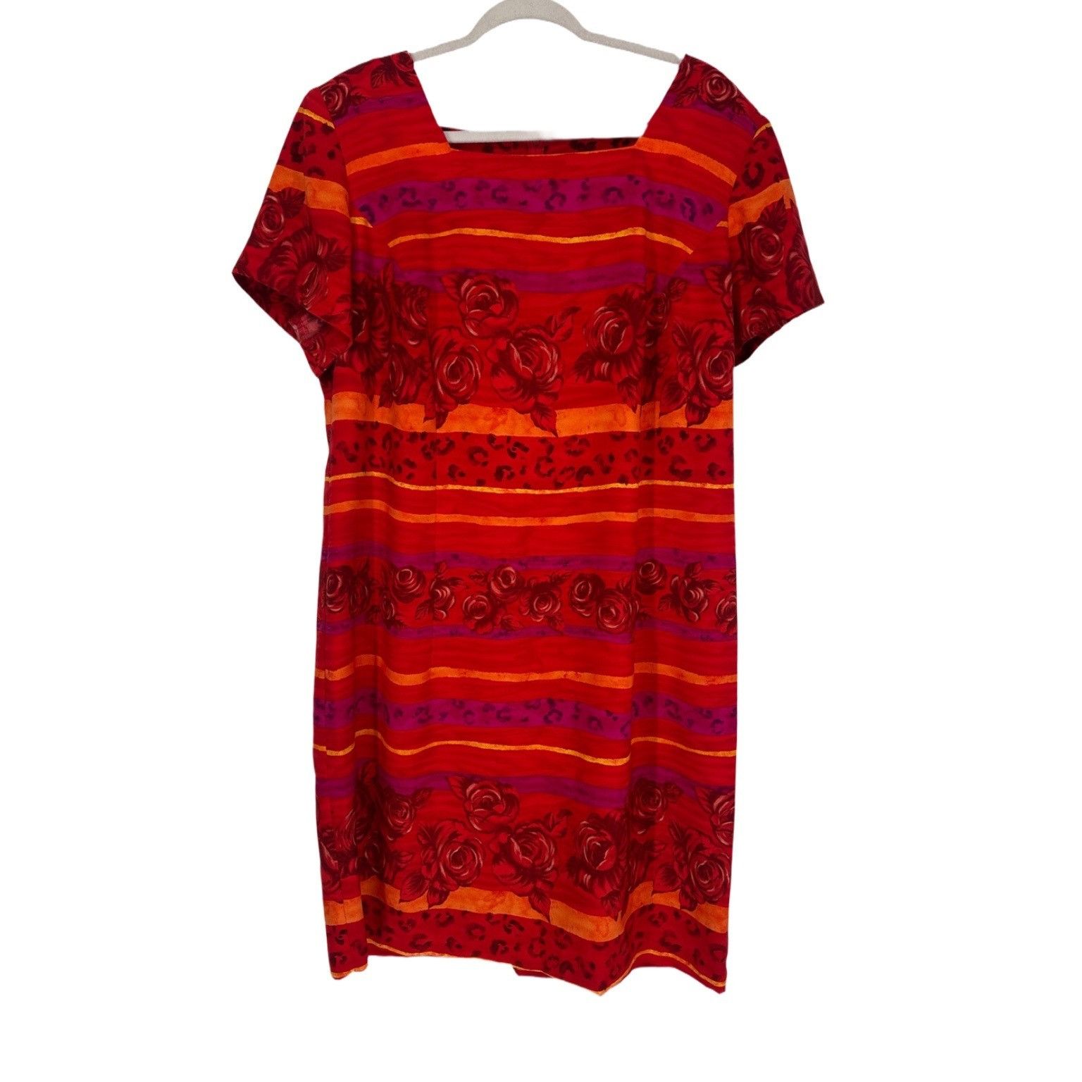 Other Jessica Howard Statement Dress - Bold Floral Stripe - S 18 Size XXL / US 16-18 / IT 52-54 - 3 Thumbnail