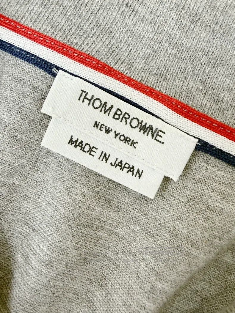 Thom Browne Thom Browne Stretch Knit Short-Sleeve Polo Shirt Size US S / EU 44-46 / 1 - 6 Thumbnail
