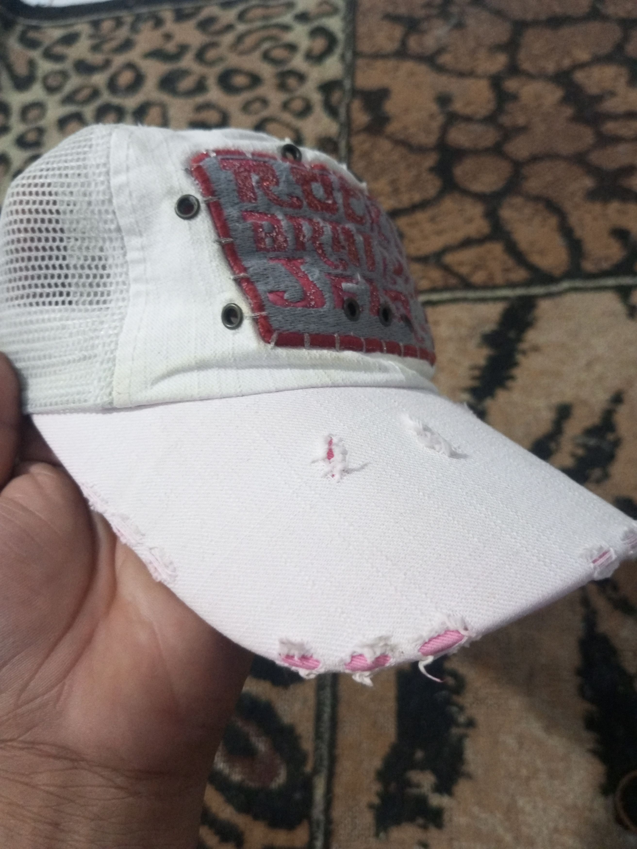 Vintage Vintage distressed Rocky brand jeans tracker hat Size ONE SIZE - 6 Thumbnail