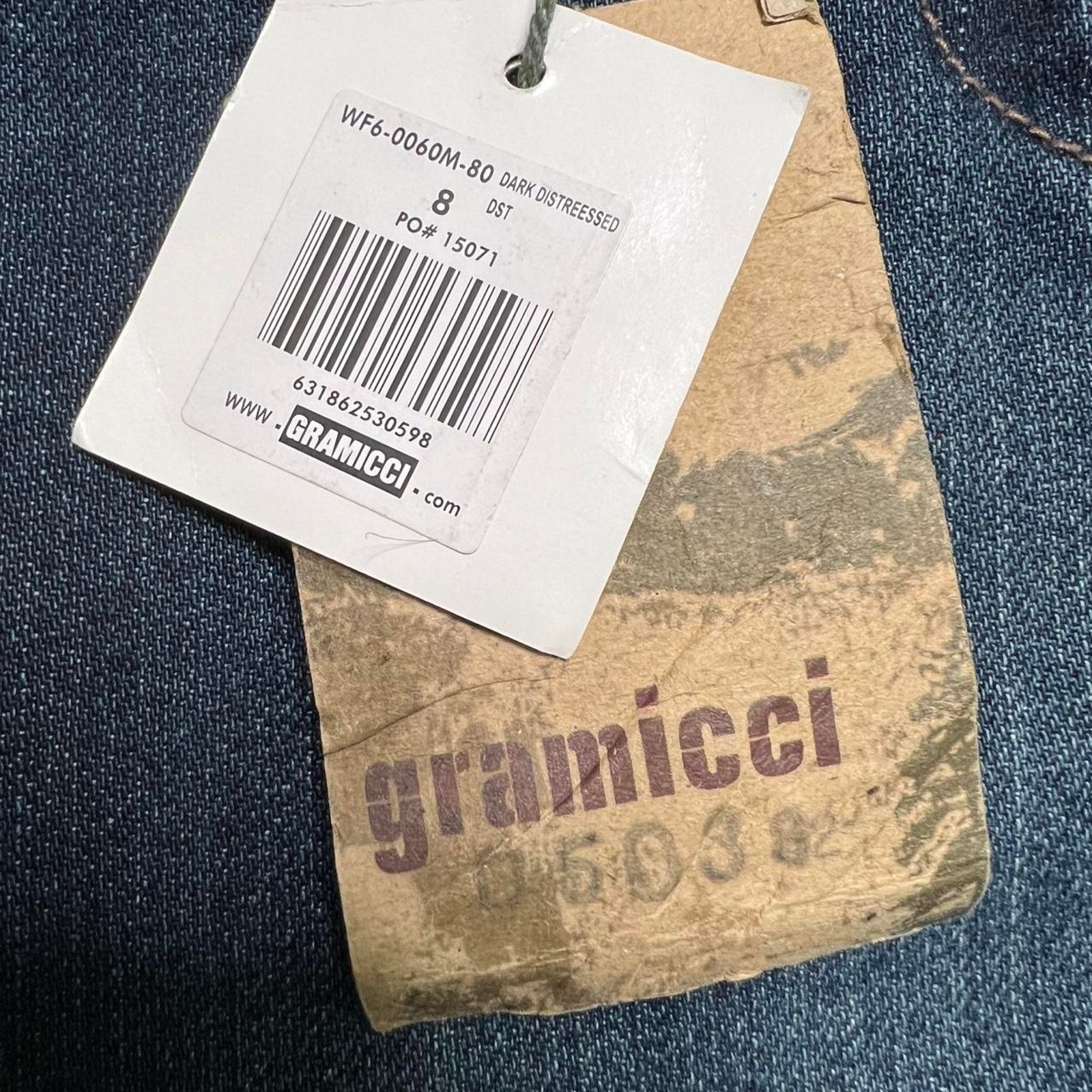 Gramicci Vintage Gramicci Women’s Flared Y2K Dark Denim Jeans NWT - 8 Size 30" / US 8 / IT 44 - 5 Thumbnail