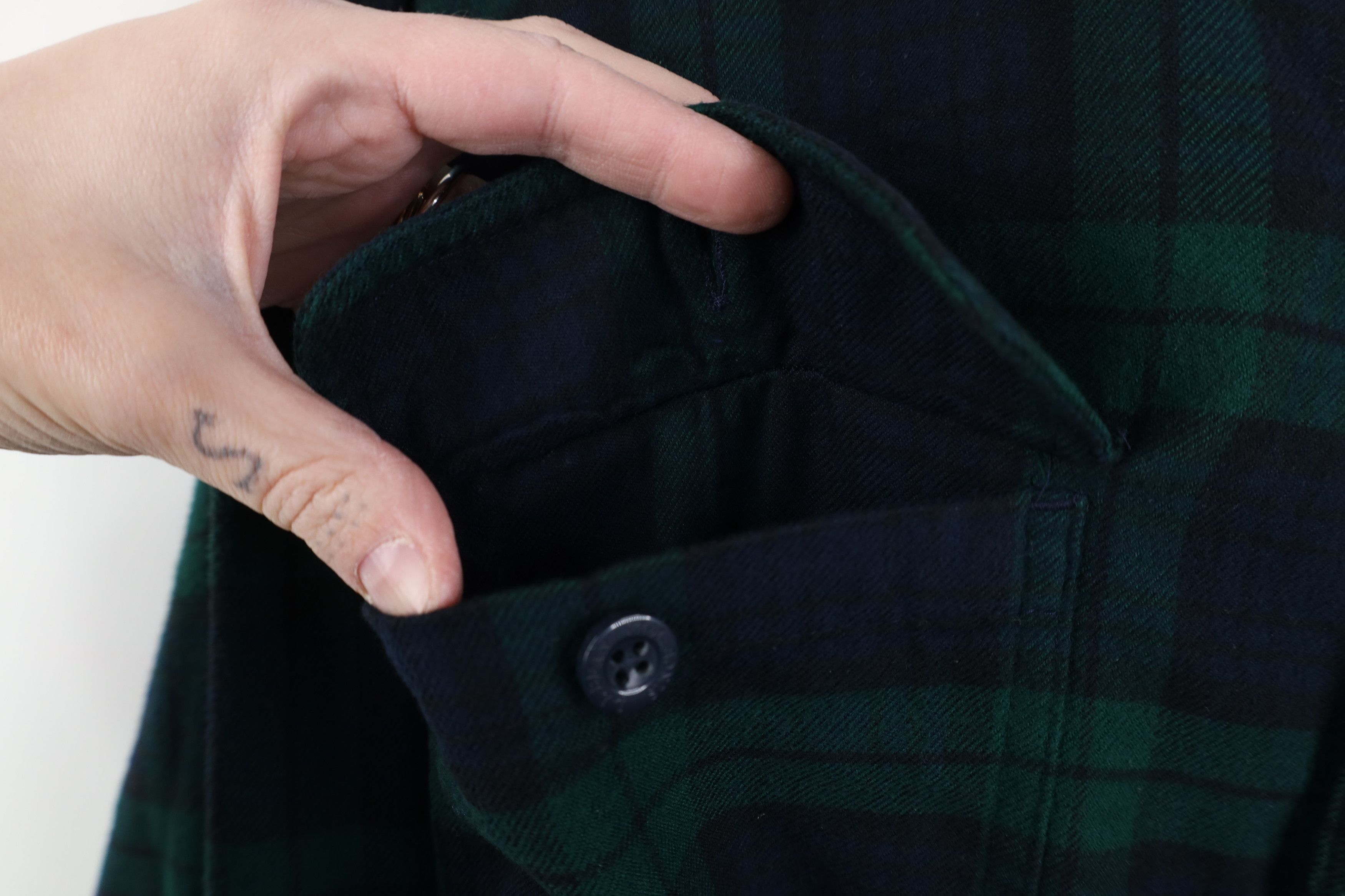 L.L. Bean Vintage LL Bean Fleece Lined Flannel Button Shirt Jacket Size US XXL / EU 58 / 5 - 8 Thumbnail