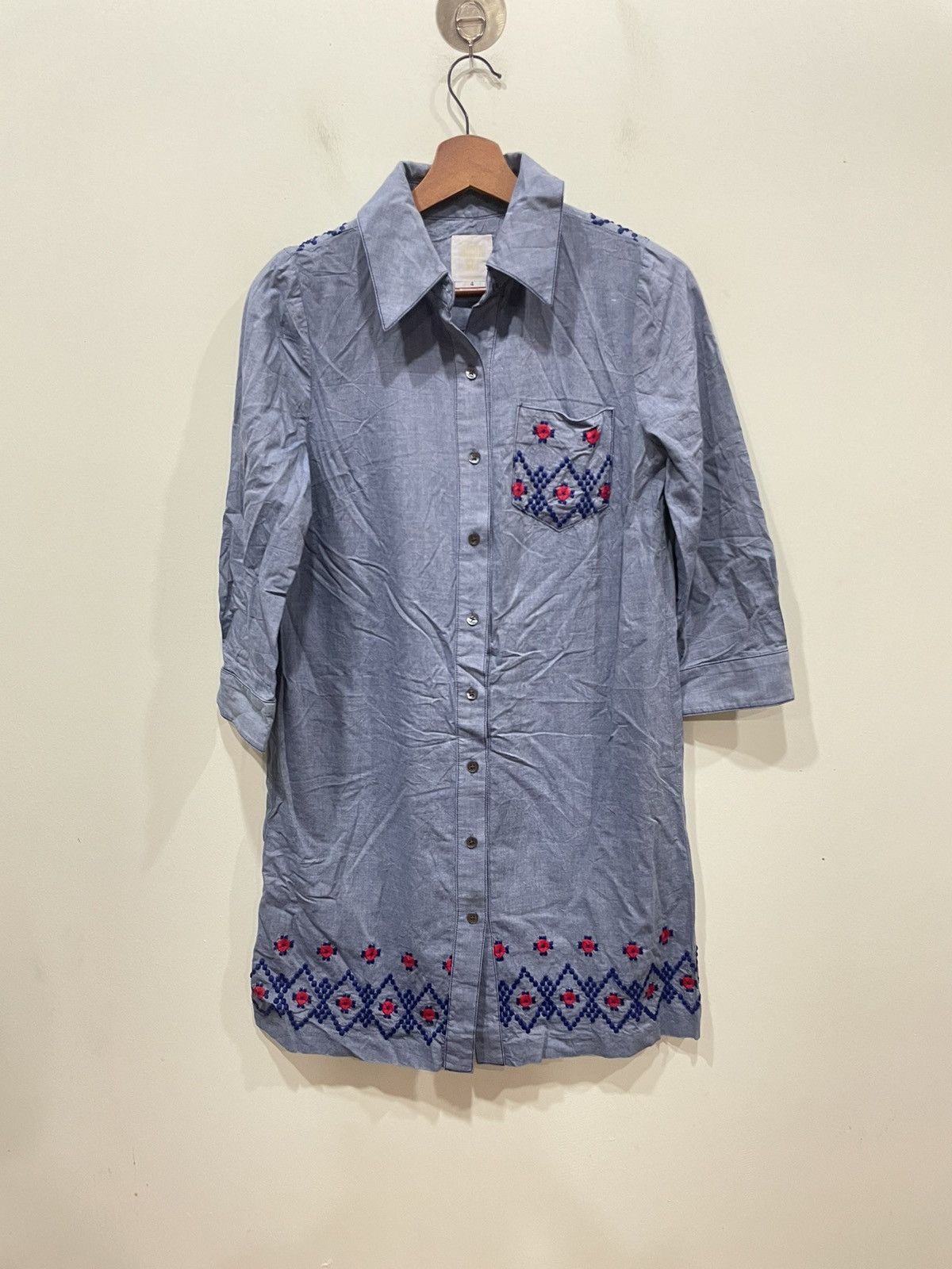 Anna Sui Anna Sui Embroidery Blouse Size XL / US 12-14 / IT 48-50 - 1 Thumbnail
