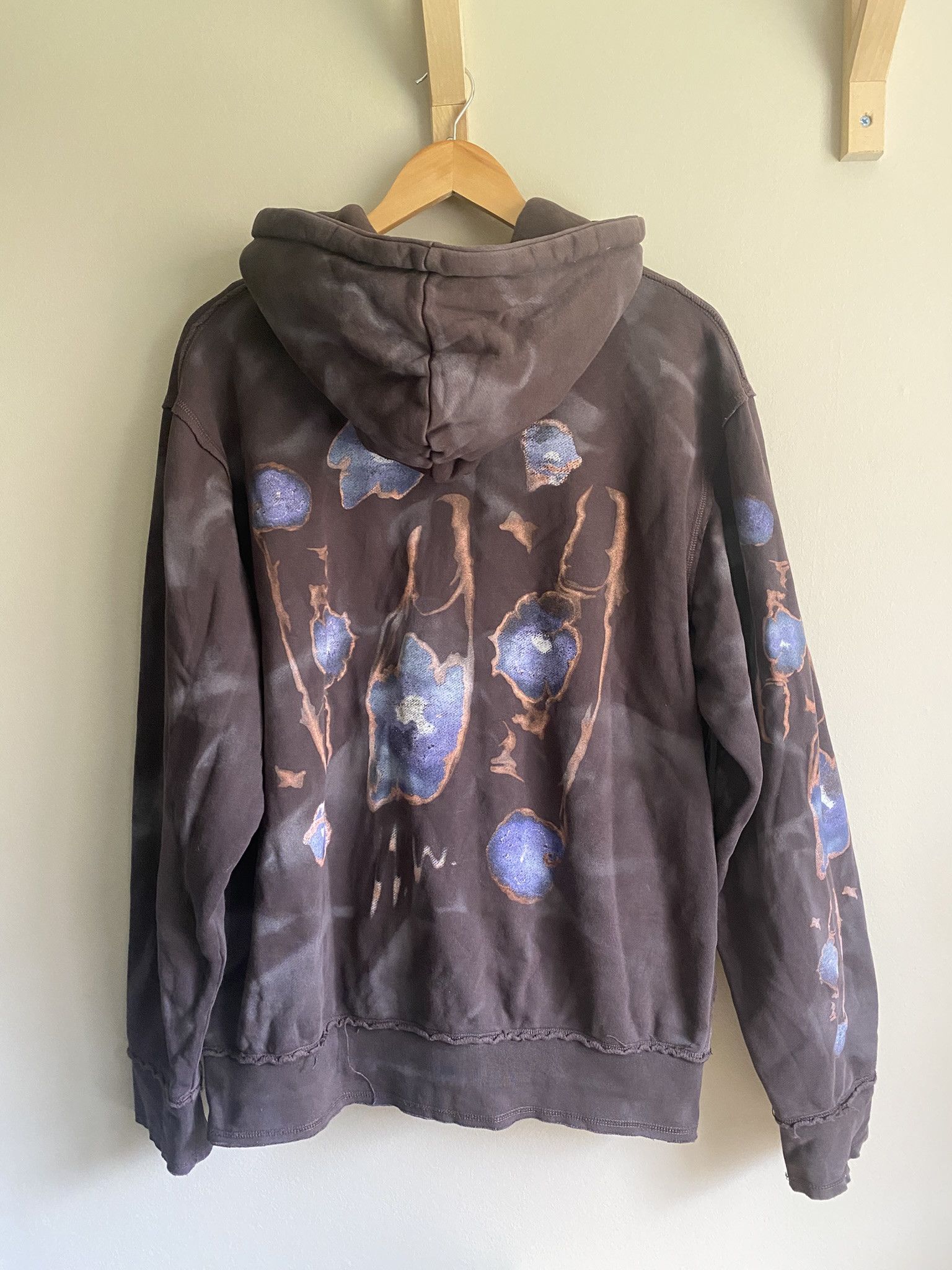 Acne Studios $340 - Hades Floral Zip - Dark Coffee Size US M / EU 48-50 / 2 - 7 Thumbnail