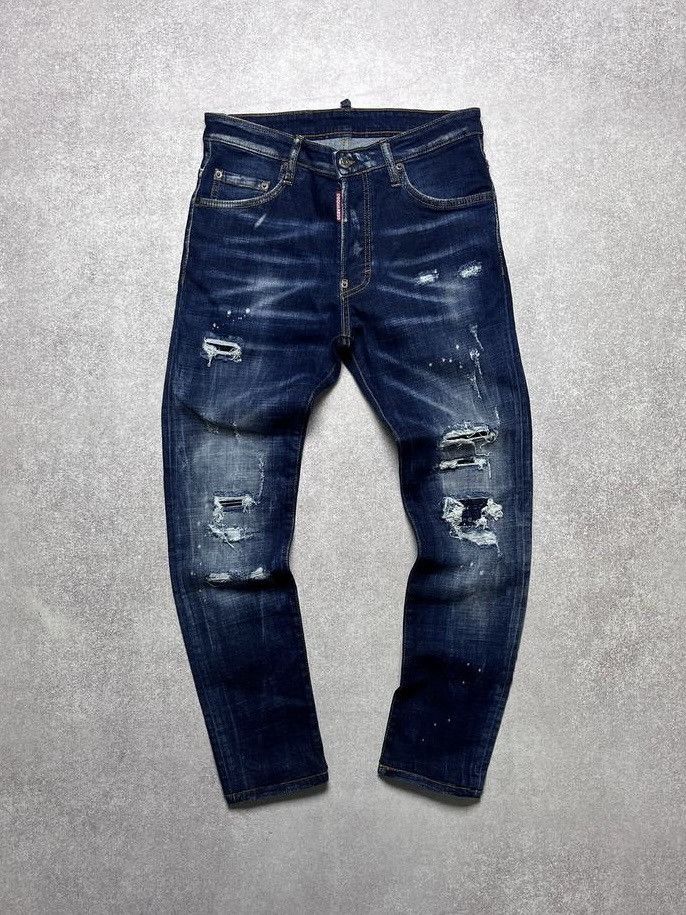 Dsquared2 Vintage Dsquared2 Patchwork Denim Pants Jeans 32 Size US 32 / EU 48 - 1 Thumbnail