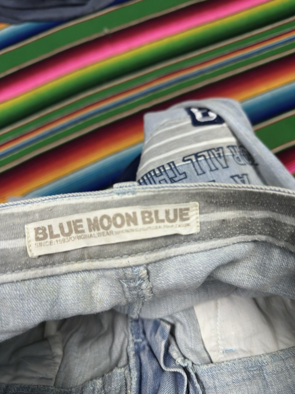 If Six Was Nine Double Waist 💥 Hickory Denim Blue Moon Blue💥 Size US 32 / EU 48 - 5 Thumbnail