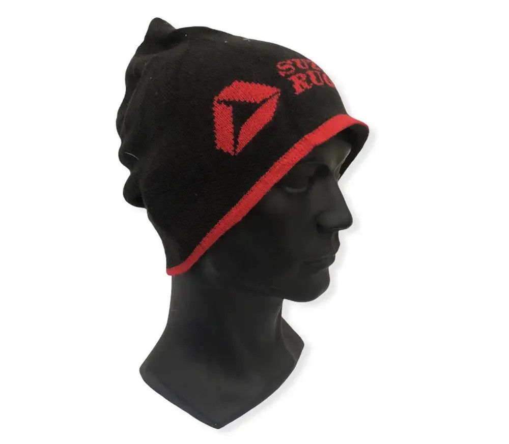 Sports Specialties Vintage Suzuki Rugby Spell Out Beanie Hat Size ONE SIZE - 2 Thumbnail