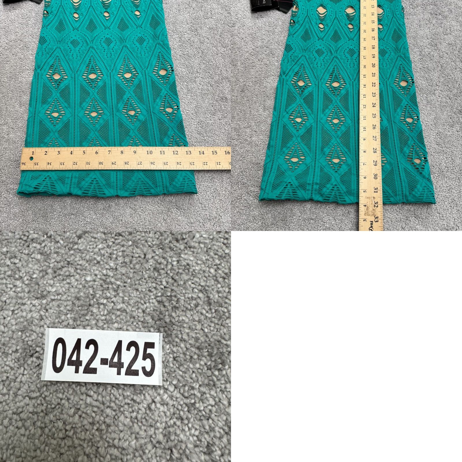 Bebe NWT BeBe Lace Geometric Crochet Bodycon Dress Petite Womens Small US Size Size S / US 4 / IT 40 - 10 Thumbnail