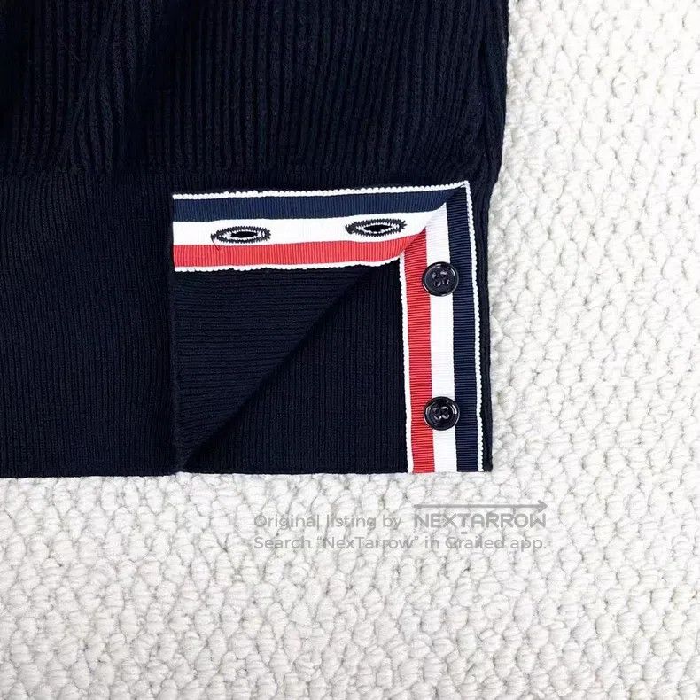 Thom Browne Thom Browne Black Knit Cardigan Jacket Size US S / EU 44-46 / 1 - 4 Thumbnail