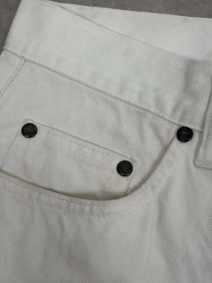 Gucci 2000s Gucci White Minimalist Denim Jeans Size US 32 / EU 48 - 11 Thumbnail