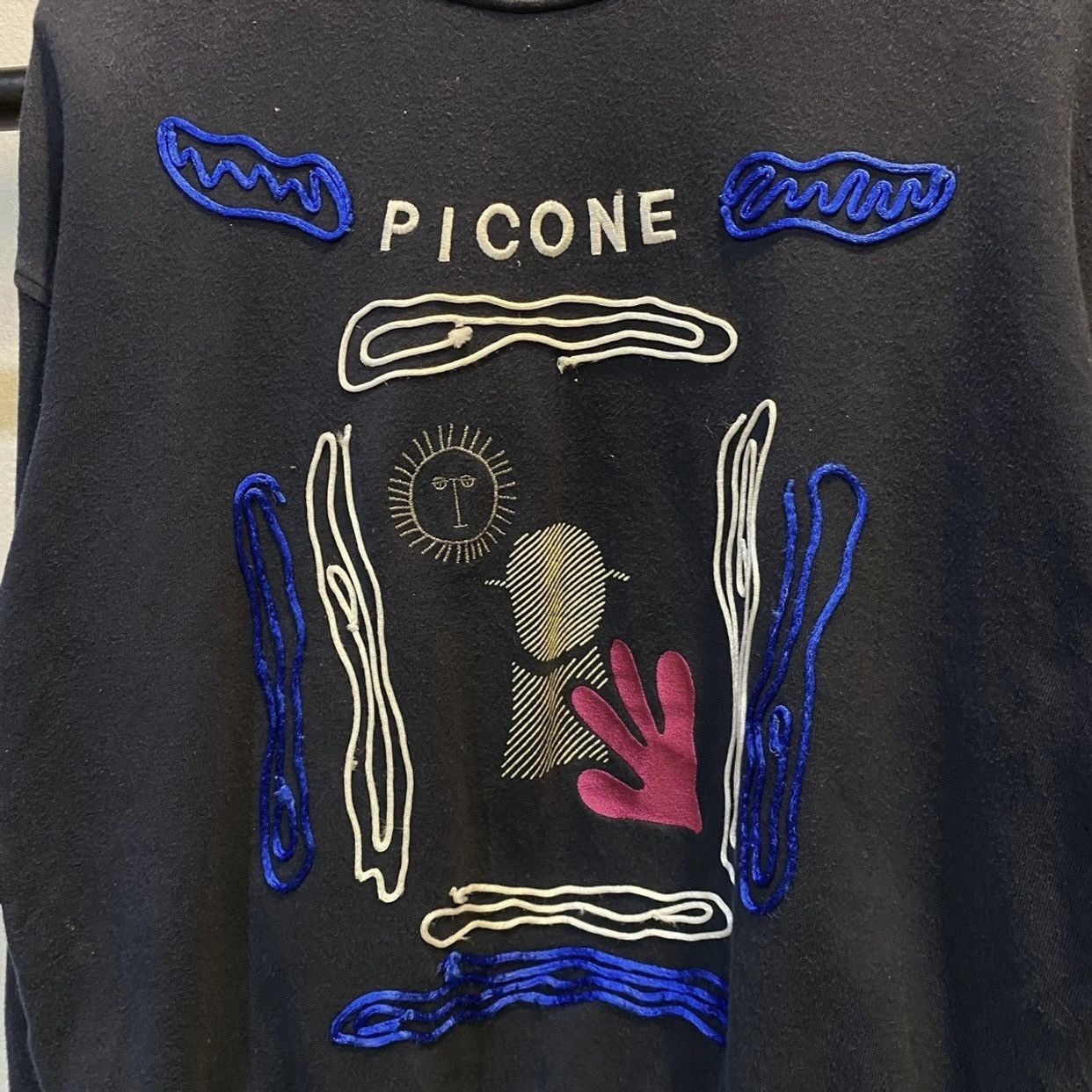 Japanese Brand Japanese Brand Studio Picone Roma Art Embroidered Sweatshirt Size US S / EU 44-46 / 1 - 3 Thumbnail