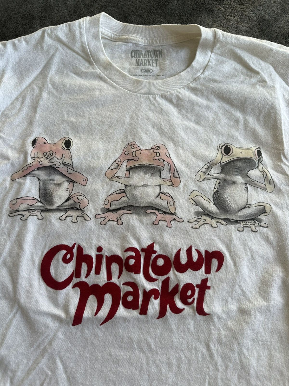 Market Chinatown Market Frogs tee Size US L / EU 52-54 / 3 - 2 Thumbnail