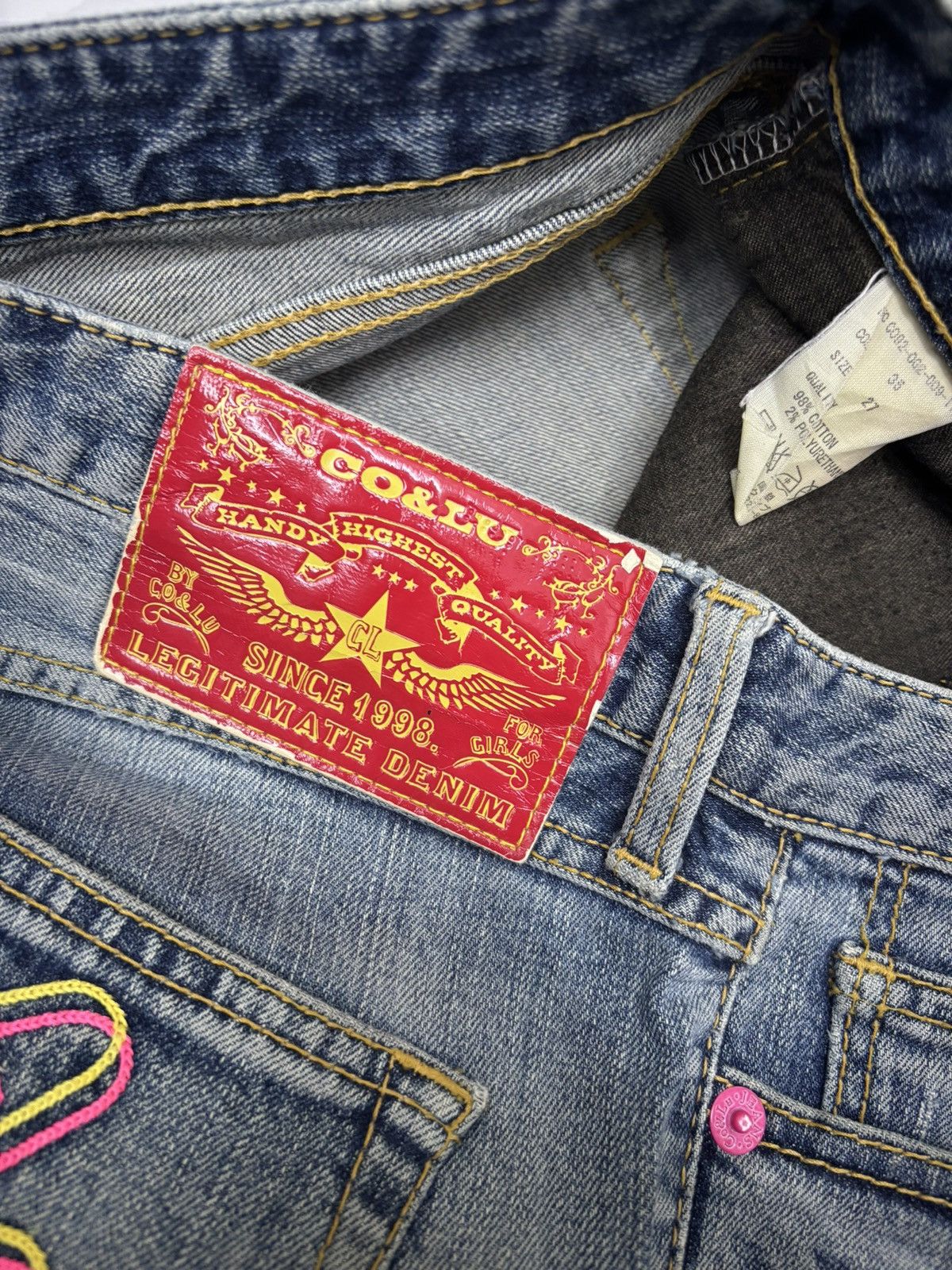 Hysteric Glamour × If Six Was Nine × Japanese Brand Vintage Co&Lu CocoLulu Embroidery Slim Fit Distressed Denim Size 32" / US 10 / IT 46 - 9 Thumbnail