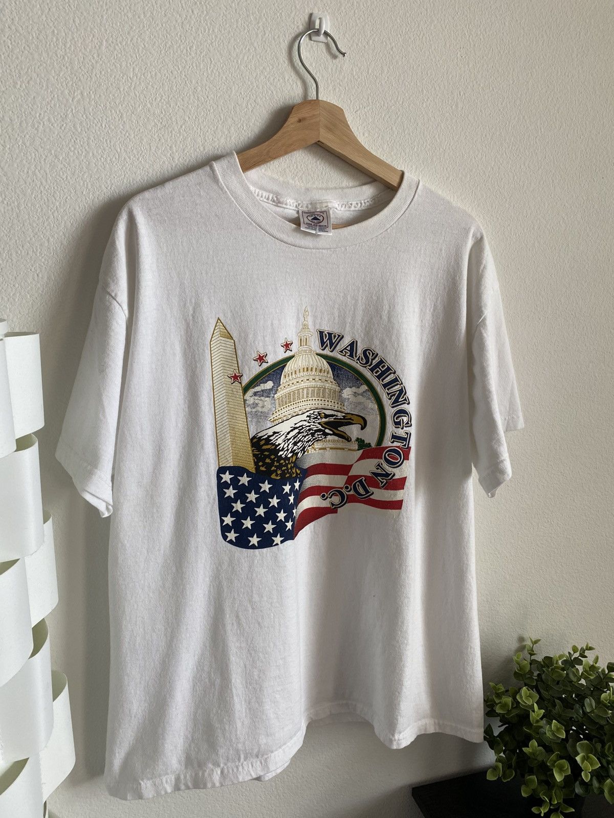 Vintage 00s Washington DC Tee Size US L / EU 52-54 / 3 - 2 Thumbnail