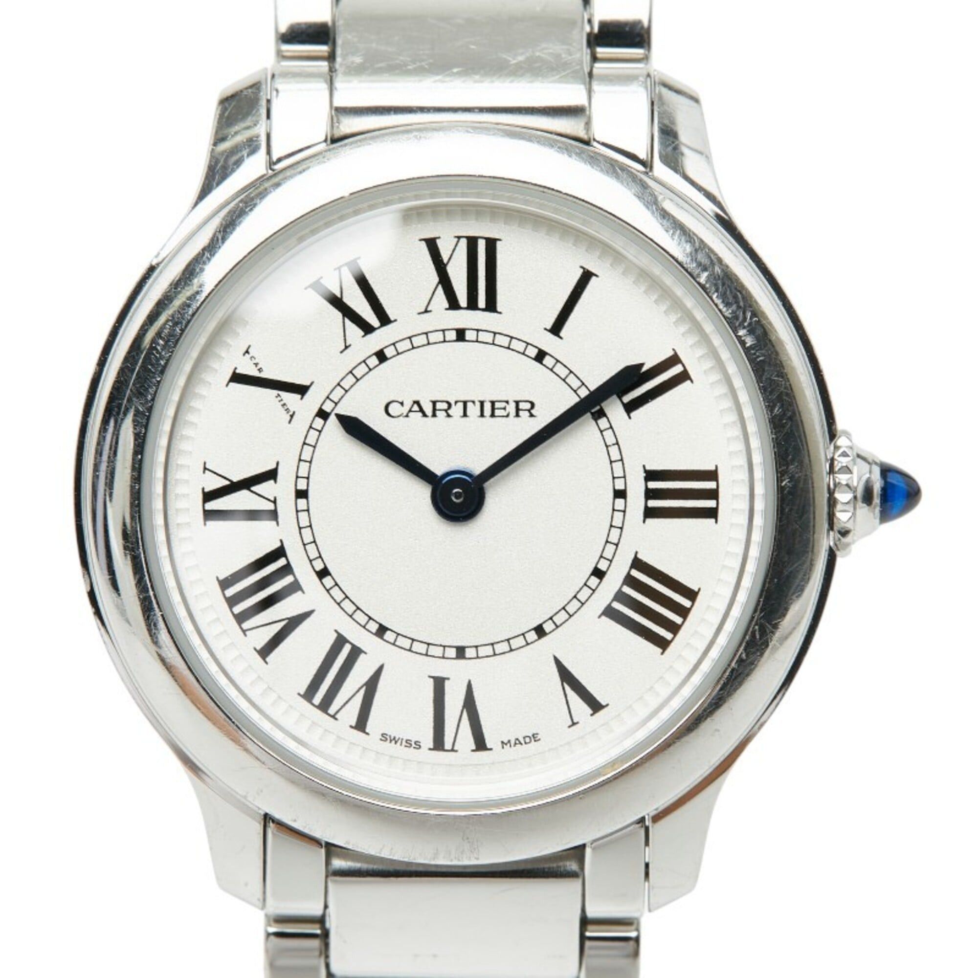 Cartier Cartier Ronde Must de Online Exclusive Watch WSRN0033 Quartz White Dial Stainless Steel Ladies CARTIER Size ONE SIZE - 1 Thumbnail