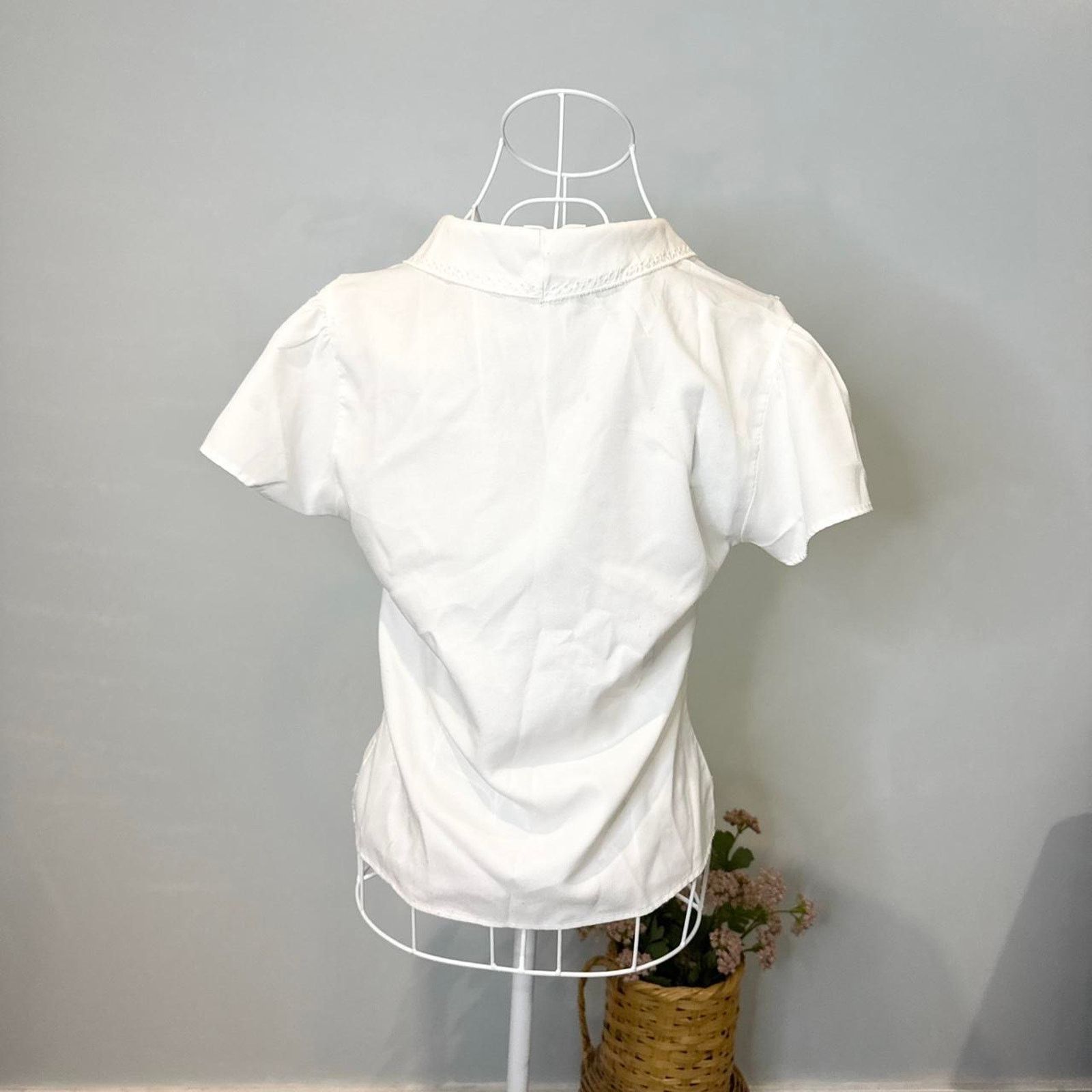 Other vintage white Edwardian/victorian-style button-up blouse Size S / US 4 / IT 40 - 5 Thumbnail