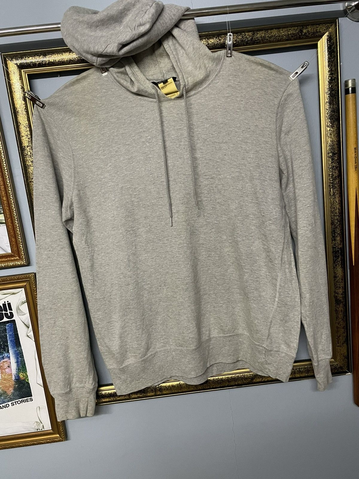 A.P.C. Vintage A.P.C Rue De Furus Paris Blank Distressed Hoodie Size US M / EU 48-50 / 2 - 2 Thumbnail