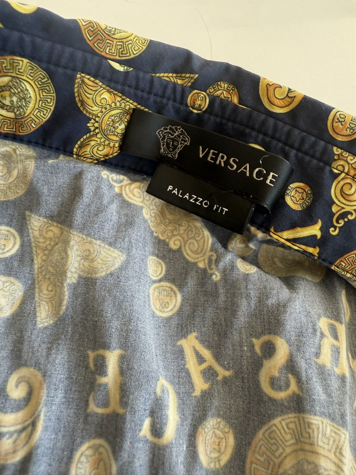 Versace Versace Style Baroque Shirt – Size 40 (Unisex) Size US XXS / EU 40 - 9 Thumbnail