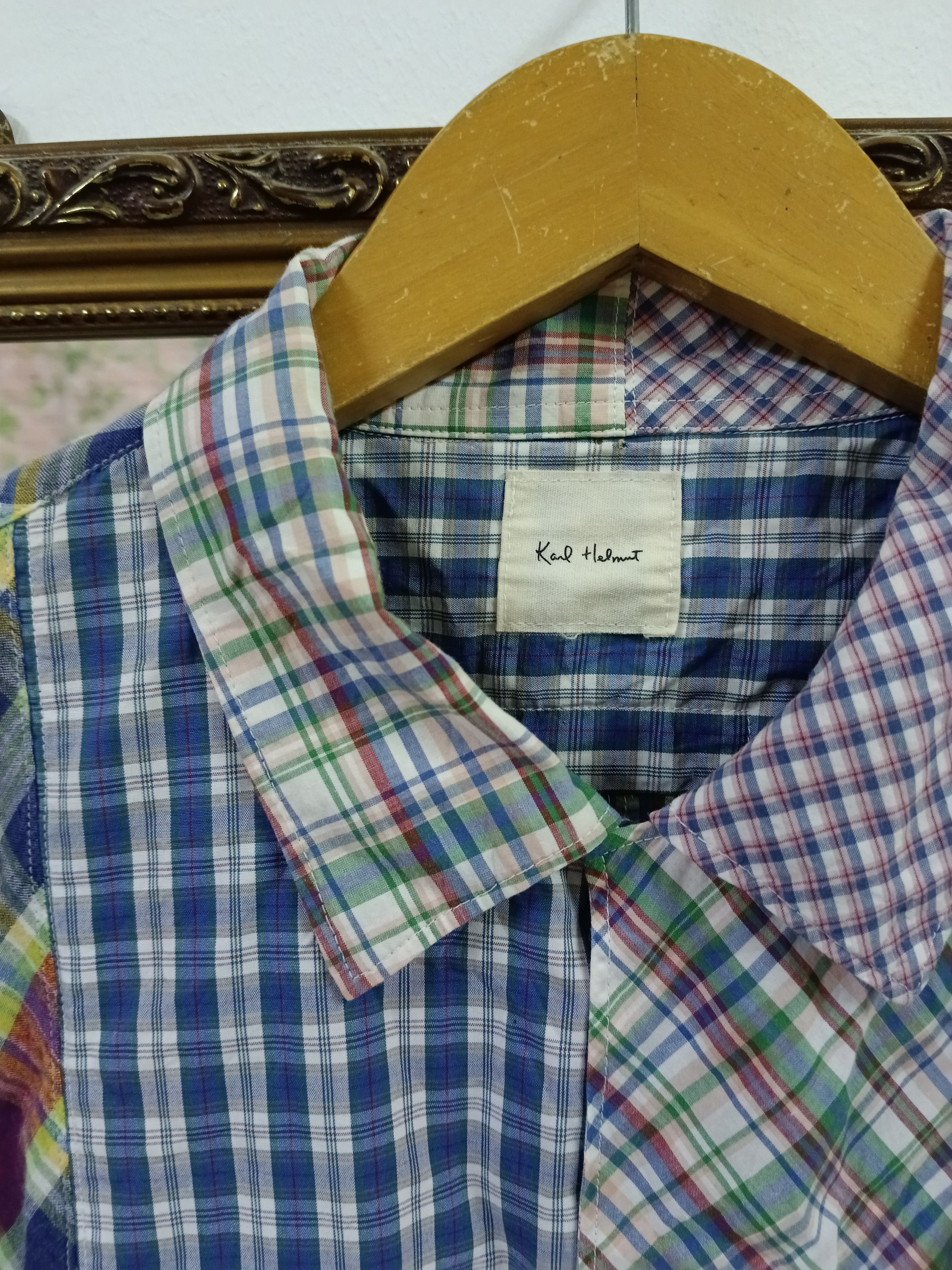 Karl Helmut KARL HELMUT PATCWORK BUTTON UP Size US L / EU 52-54 / 3 - 3 Thumbnail
