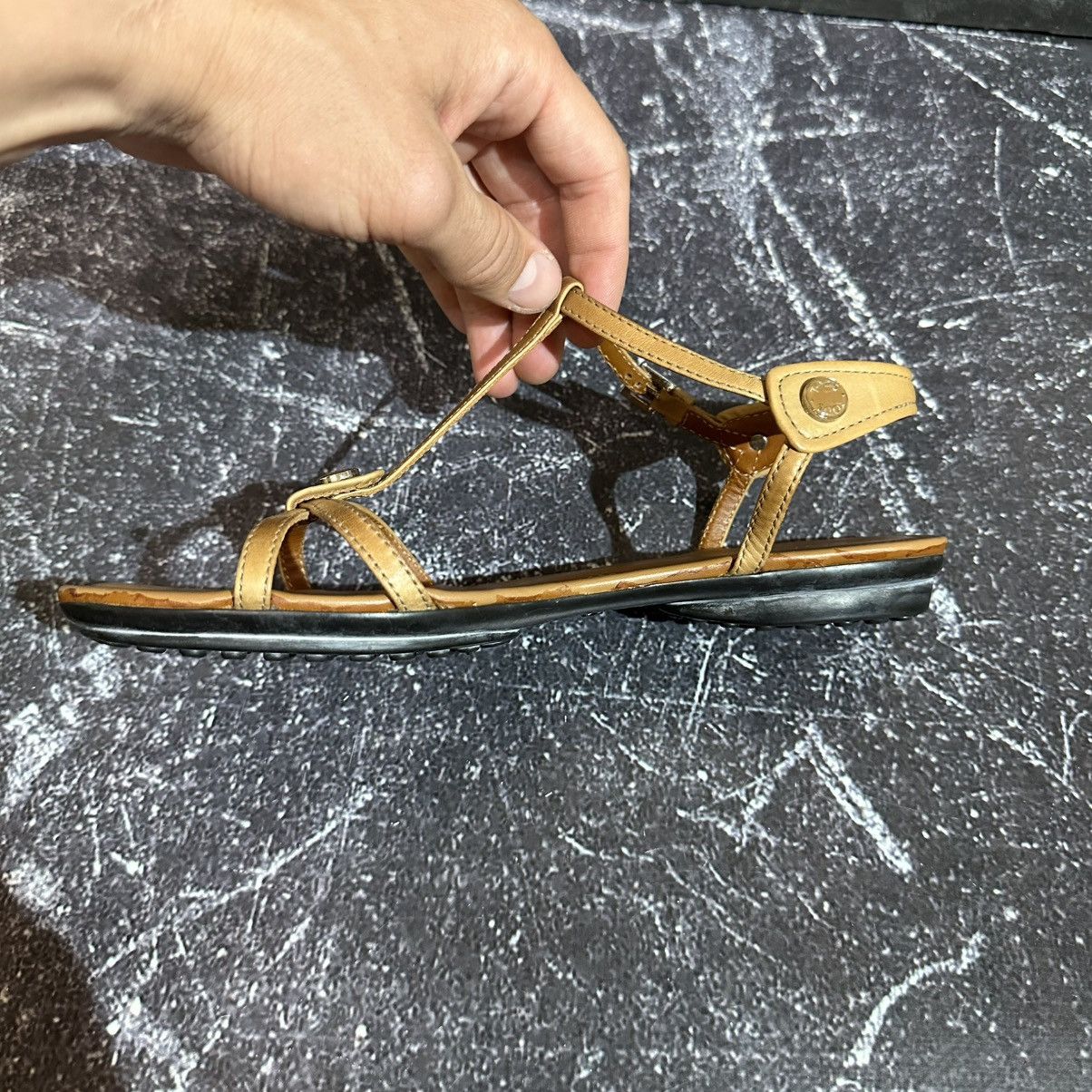 Tod's TOD’S - Women’s Leather Sandals Size 38 Size US 8 / IT 38 - 12 Thumbnail