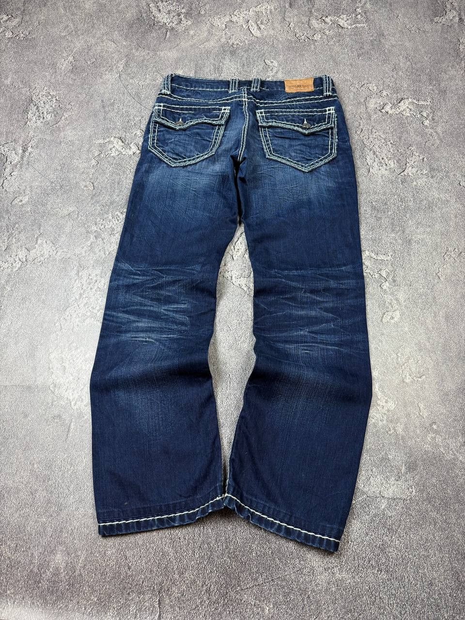 If Six Was Nine Y2K LGB Style Faded Washed Distressed Denim 2000s Size US 32 / EU 48 - 3 Thumbnail