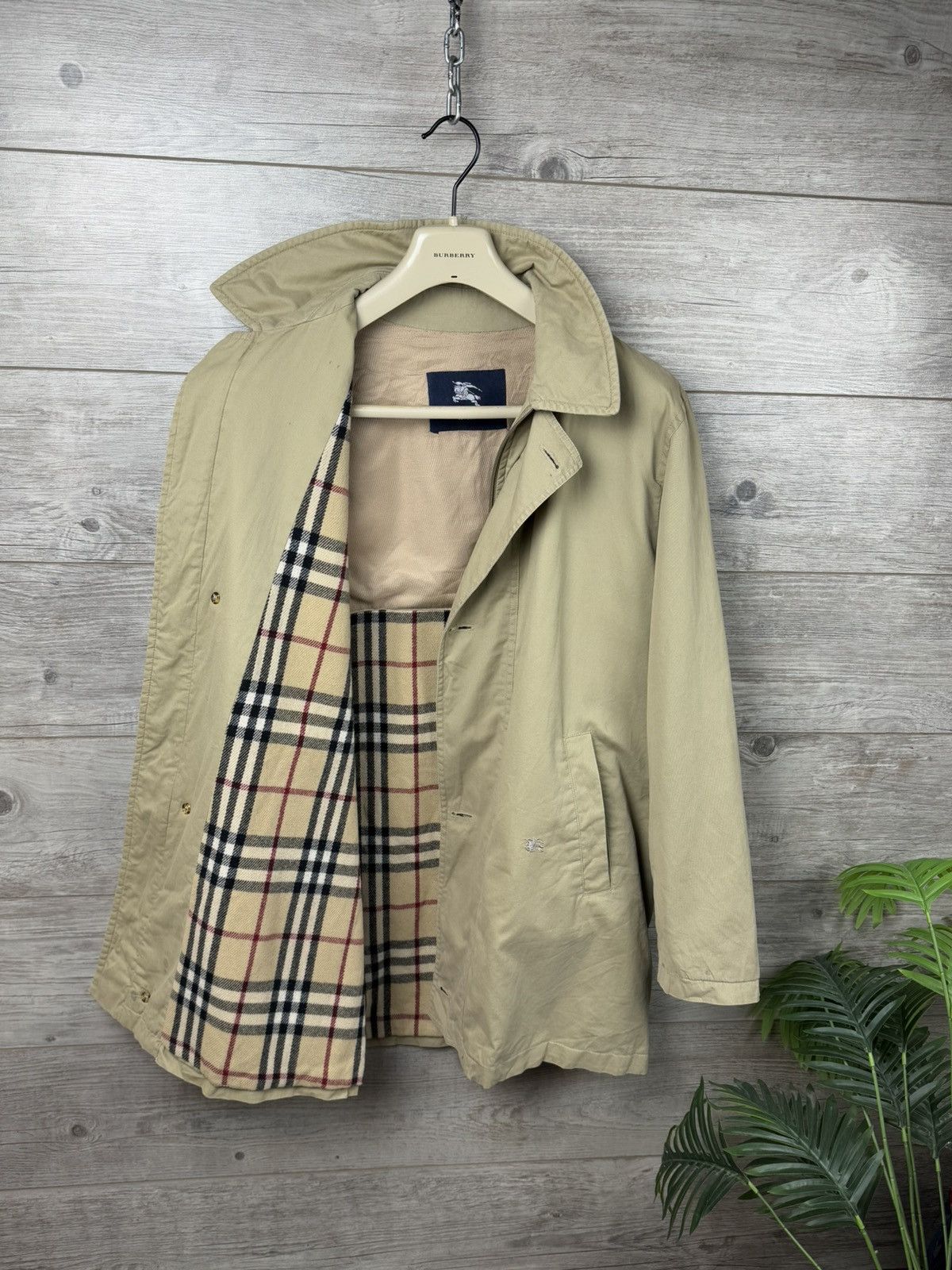 Burberry Burberry Vintage Trench Coat Jacket Bomber Luxury Size L Size US L / EU 52-54 / 3 - 5 Thumbnail