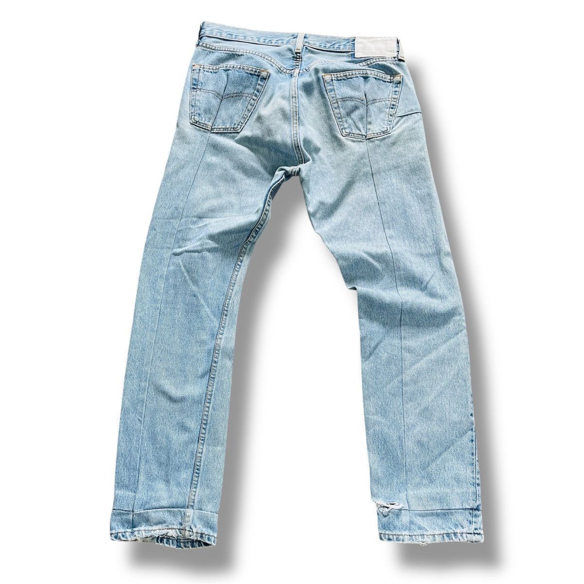 Levi's × Vintage Tokyo Ripper X Levis Distressed Jeans Size US 33 - 3 Thumbnail