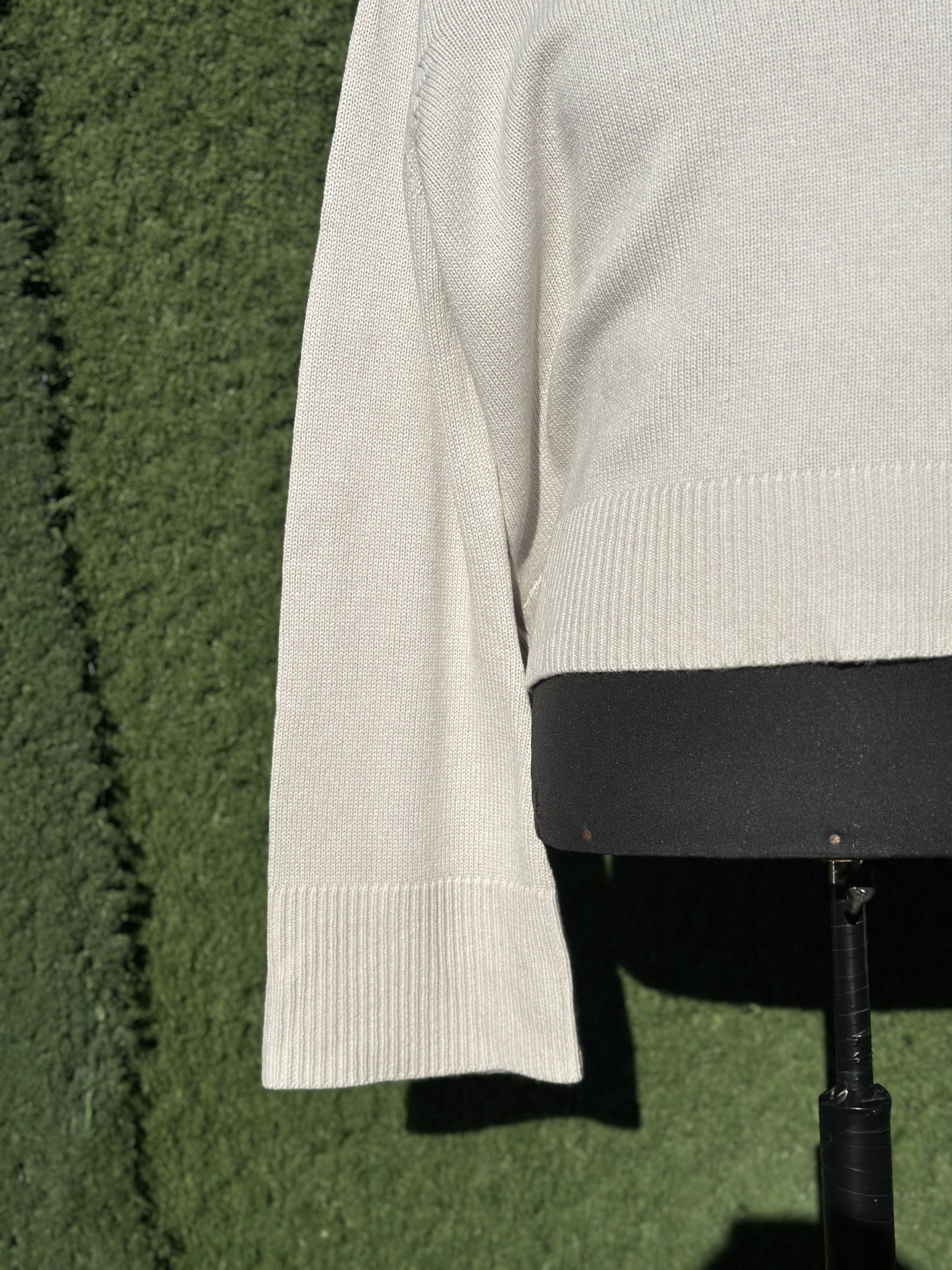 Other Jenni Kayne Size S Cashmere Blend Mock Neck Cropped Boxy Size S / US 4 / IT 40 - 7 Thumbnail