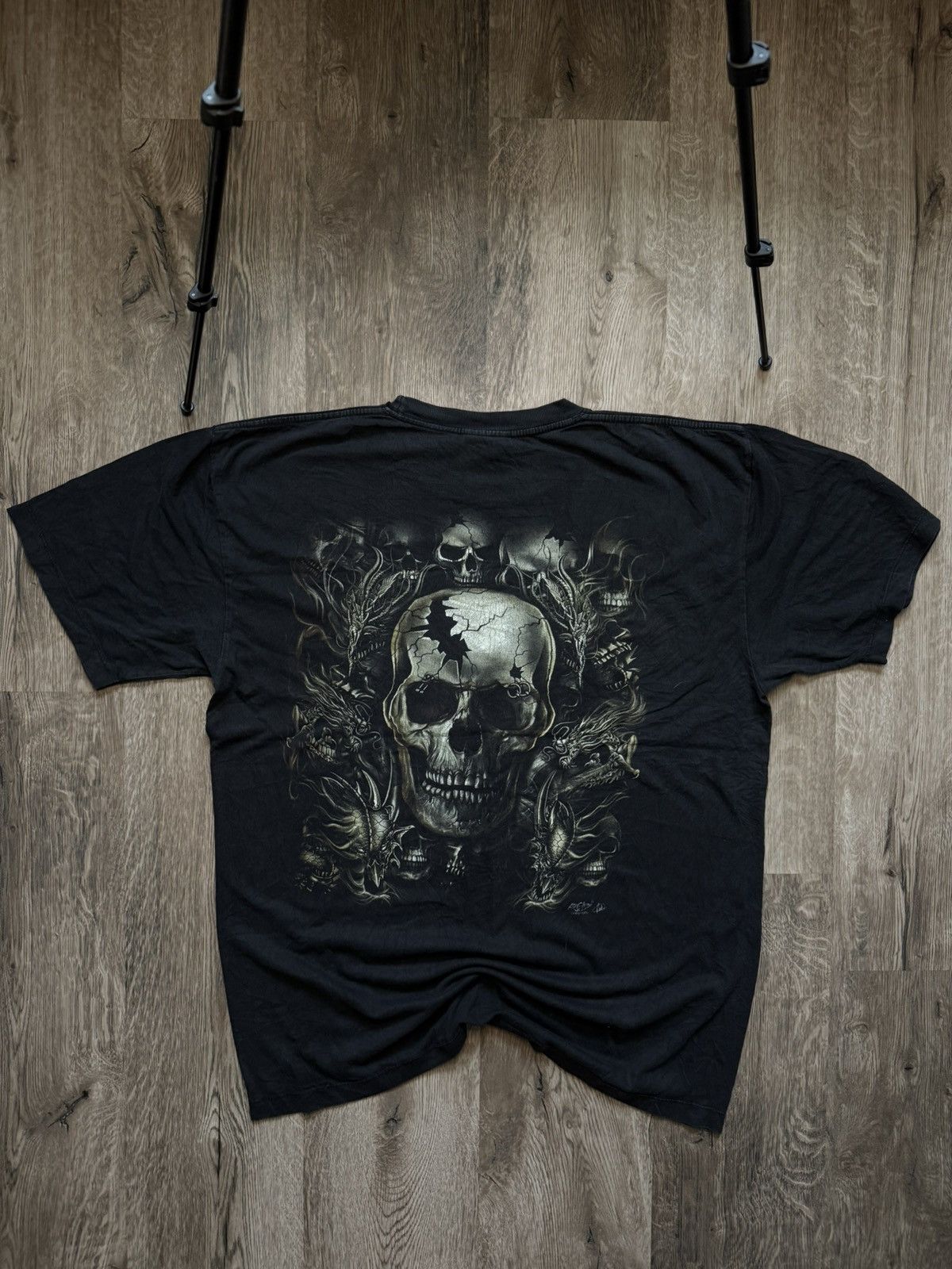 Vintage Vintage Rock Change Skull Tee Size US XL / EU 56 / 4 - 5 Thumbnail