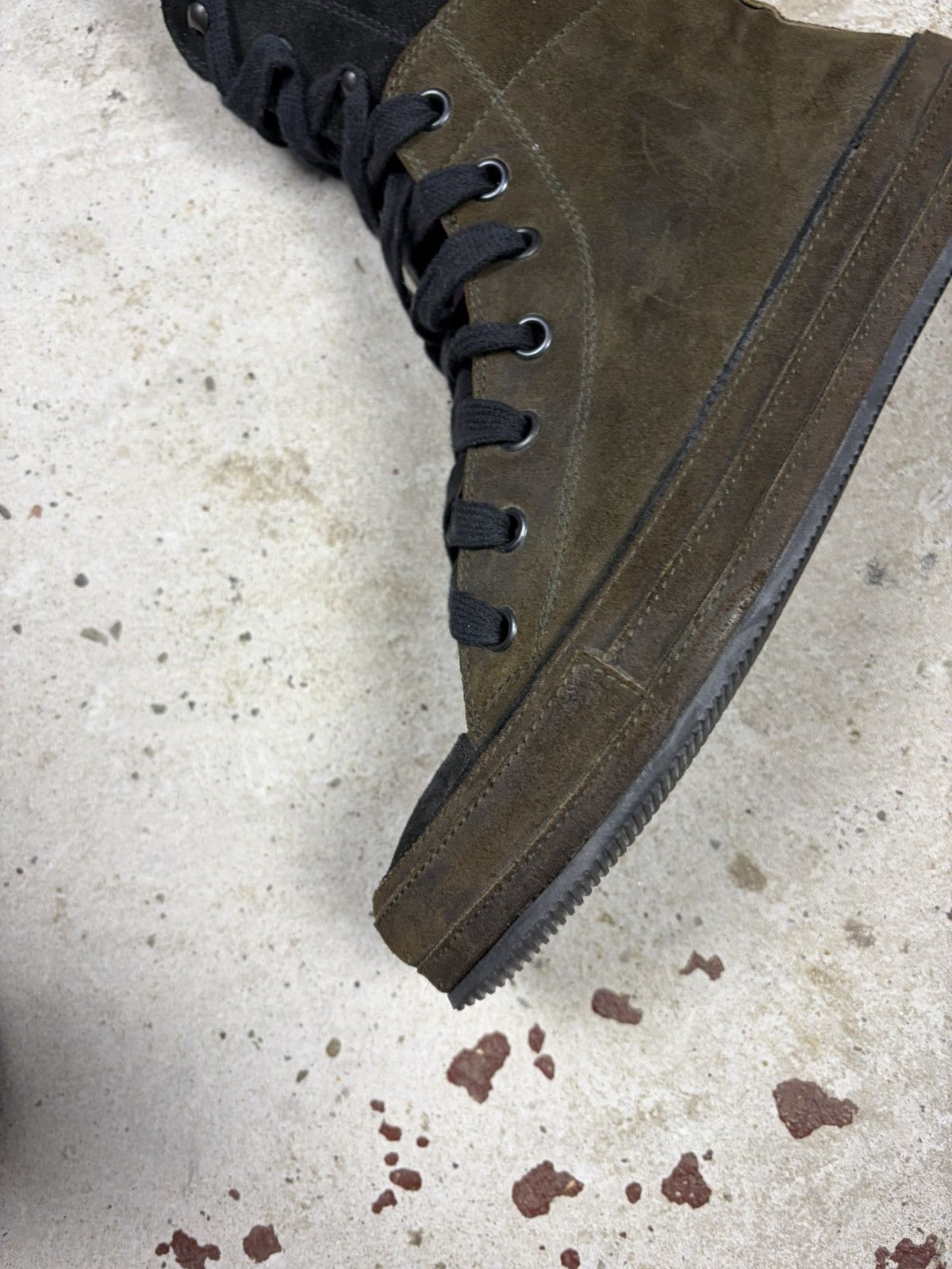 Ann Demeulemeester Ann Demeulemeester Scamosciato Suede High Top Sneakers Size US 10 / IT 40 - 9 Thumbnail