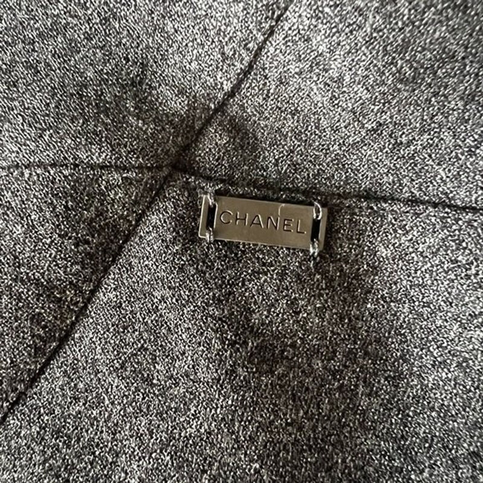 Chanel Chanel Vintage Gray Knee-Length Skirt, Small Size 28" / US 6 / IT 42 - 10 Thumbnail