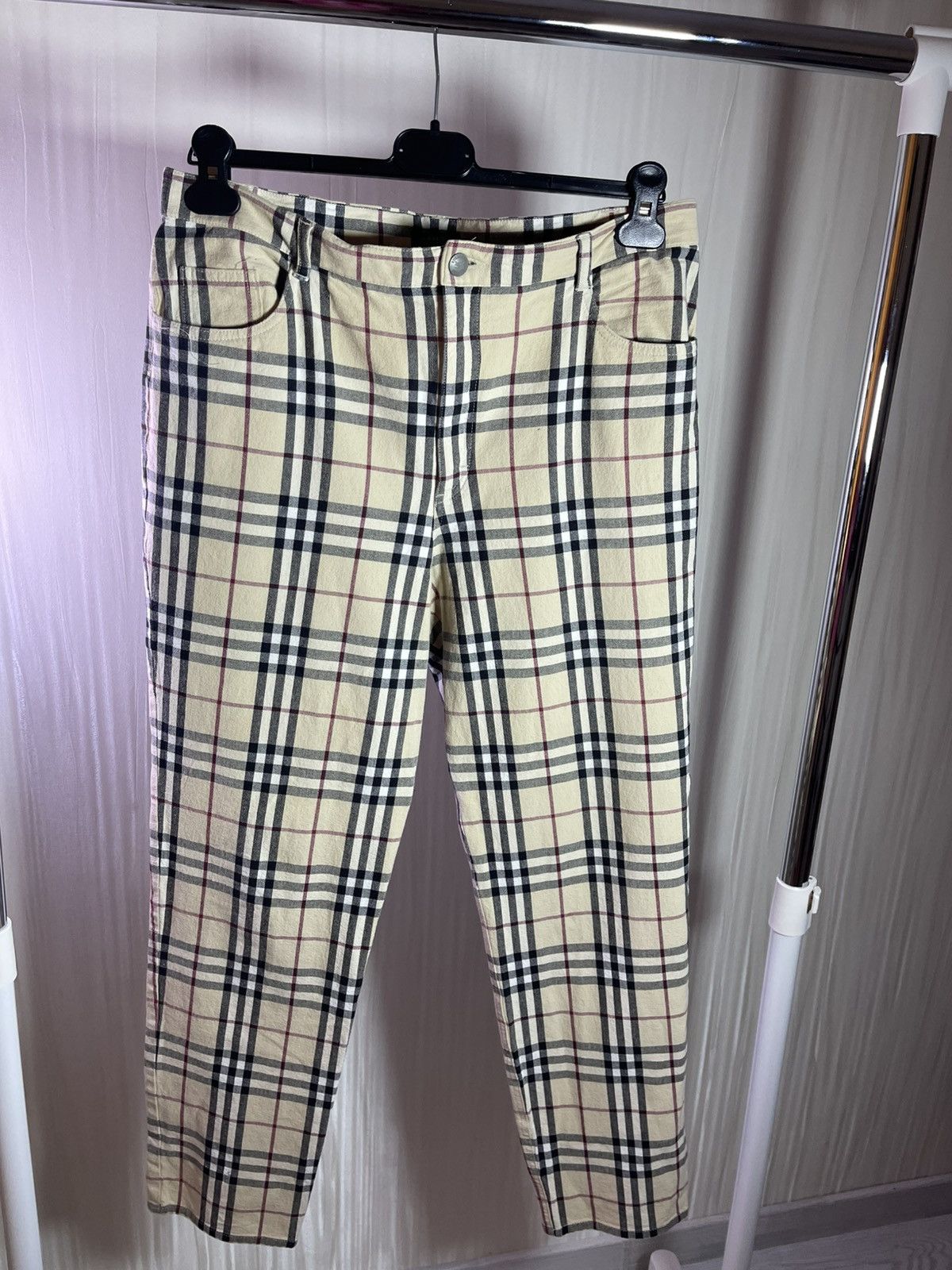 burberry london cotton pants