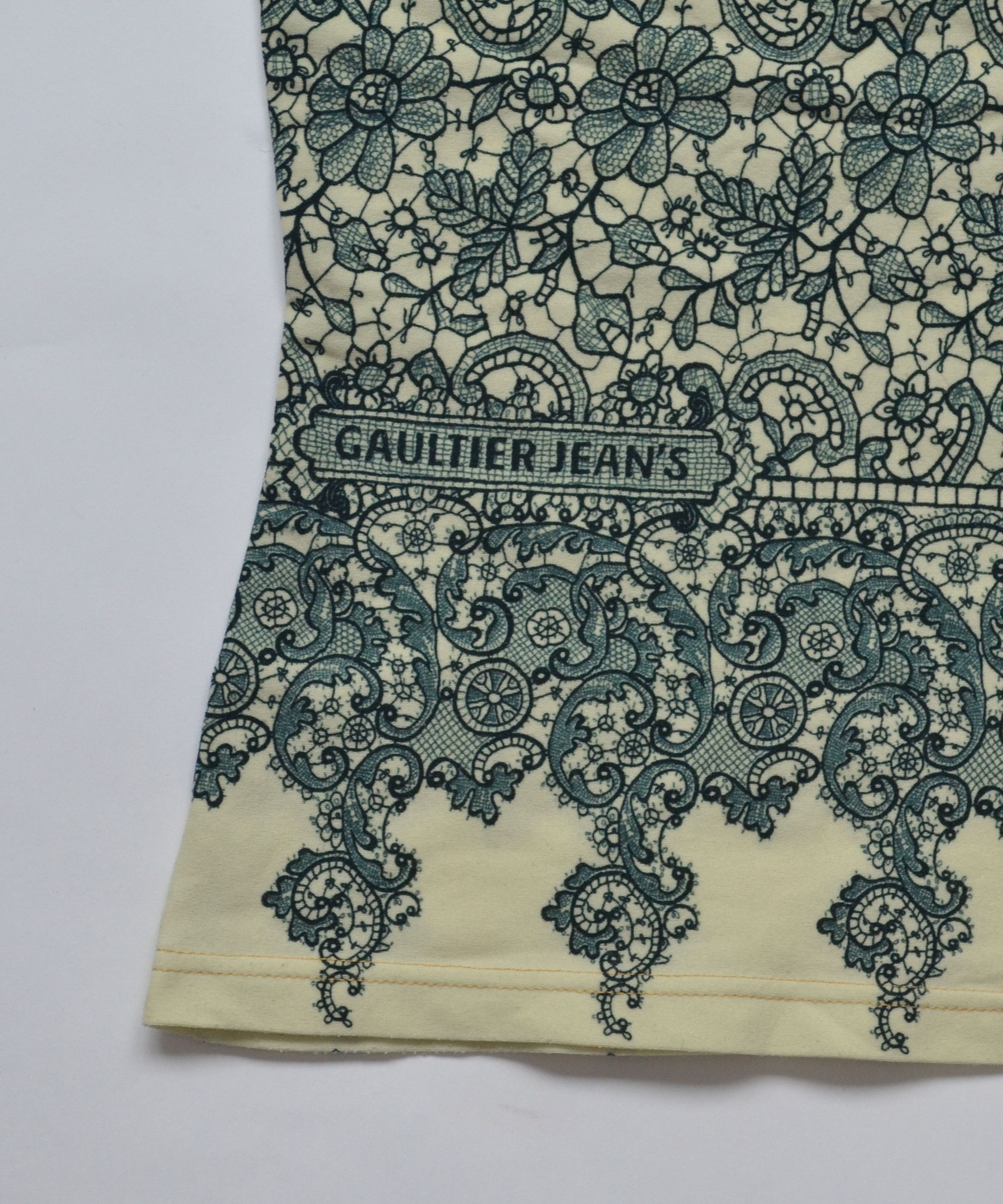 Jean Paul Gaultier Jean Paul Gaultier Sleeveless Tank Top Print Shirt 90s Size XS / US 0-2 / IT 36-38 - 2 Thumbnail