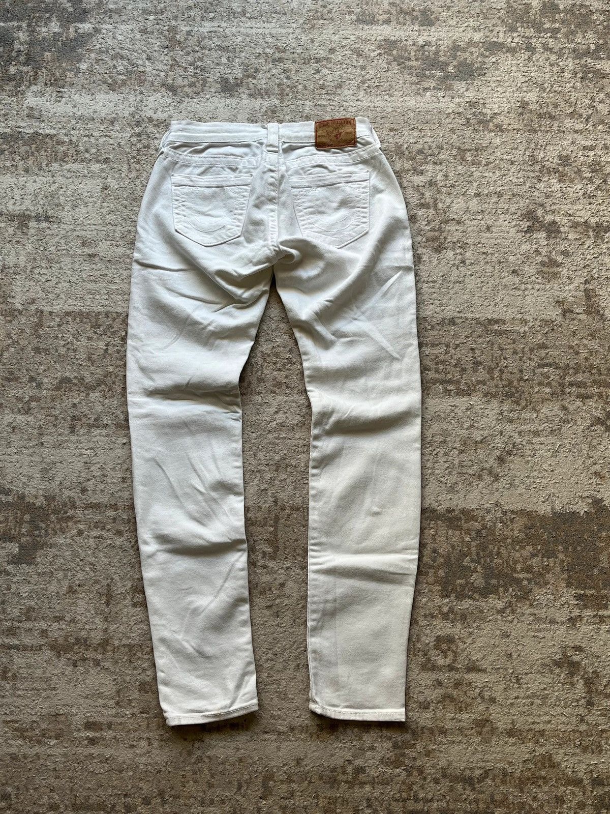 True Religion True Religion Casey Made in USA Y2K 2000s Slim Fit White Size 24" / US 00 / IT 34 - 10 Thumbnail